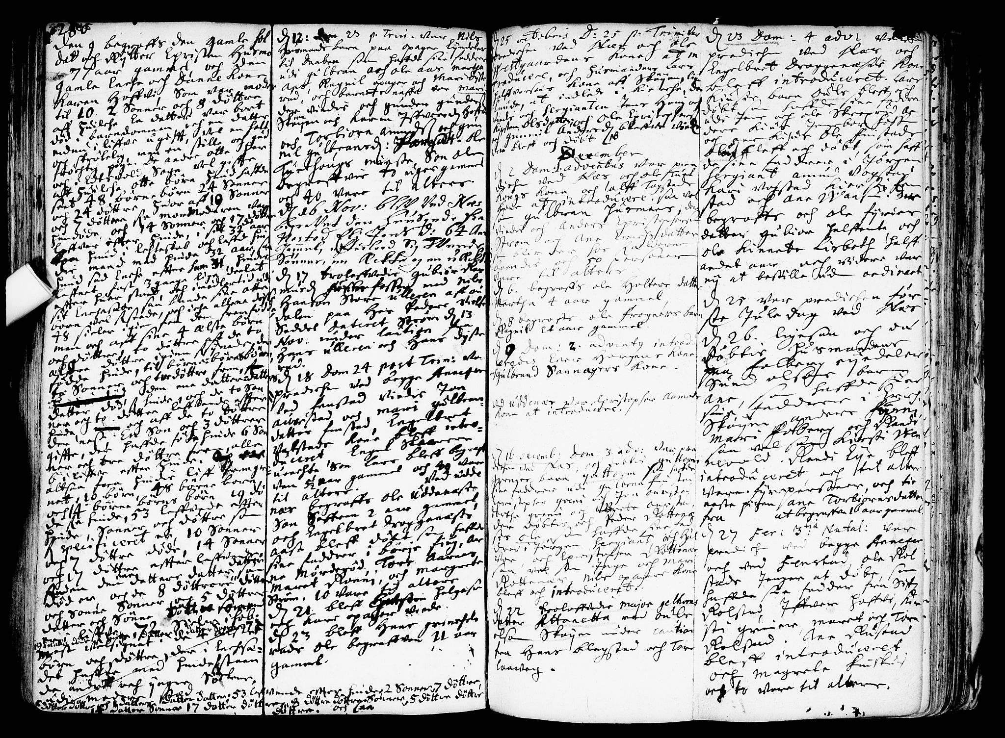 Nes prestekontor Kirkebøker, AV/SAO-A-10410/F/Fa/L0001: Parish register (official) no. I 1, 1689-1716, p. 280-281