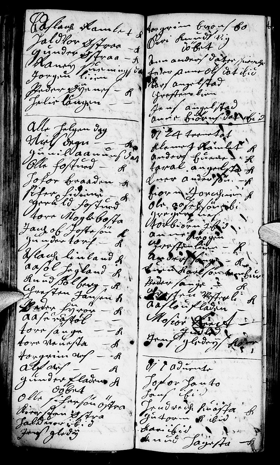 Holt sokneprestkontor, AV/SAK-1111-0021/F/Fb/L0002: Parish register (copy) no. B 2, 1715-1727, p. 78