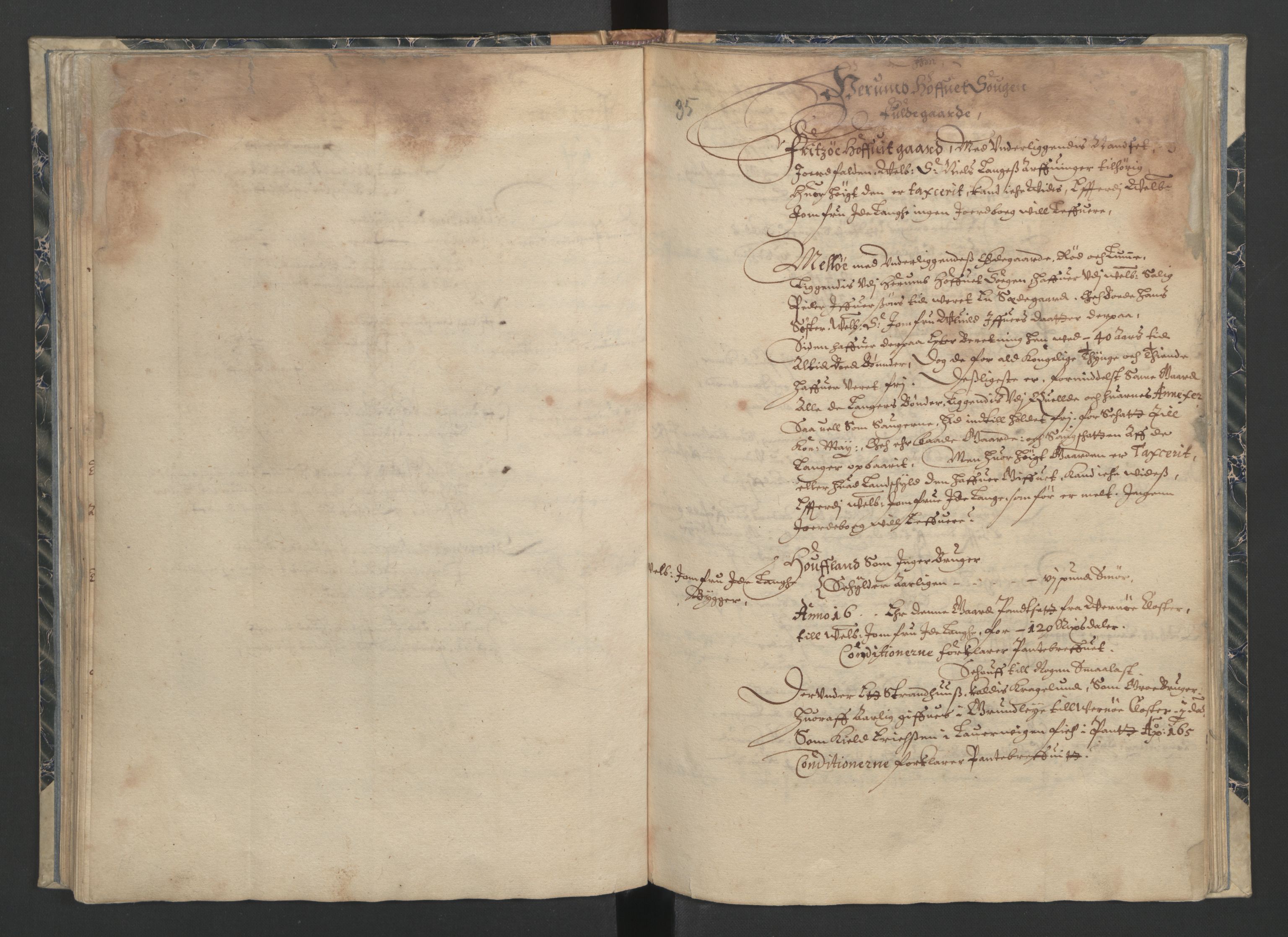 Rentekammeret inntil 1814, Realistisk ordnet avdeling, RA/EA-4070/L/L0015/0001: Tønsberg lagdømme. Brunla len: / Brunla len. Alminnelig jordebok, 1661, p. 34b-35a