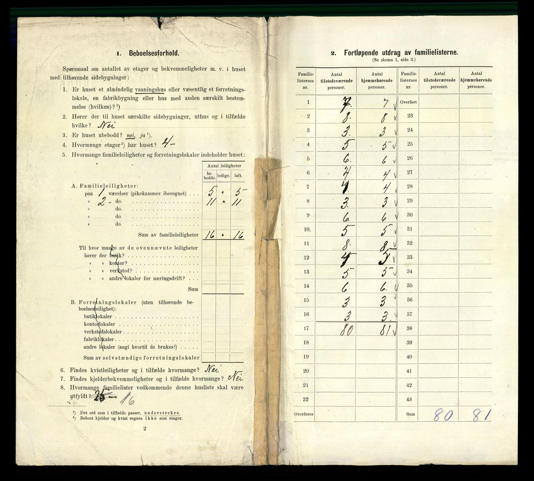 RA, 1910 census for Kristiania, 1910, p. 48406