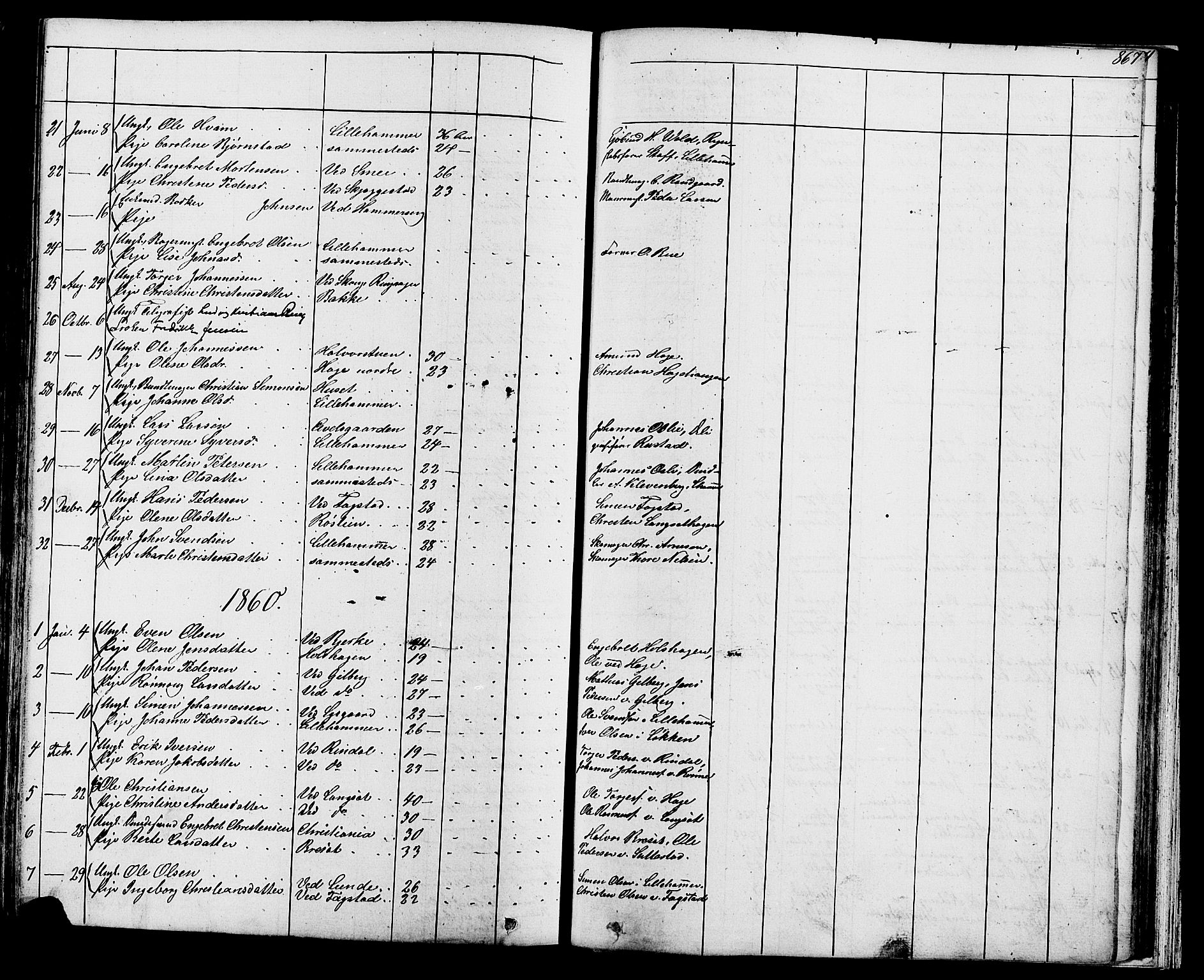 Fåberg prestekontor, SAH/PREST-086/H/Ha/Hab/L0007: Parish register (copy) no. 7, 1856-1891, p. 866-867