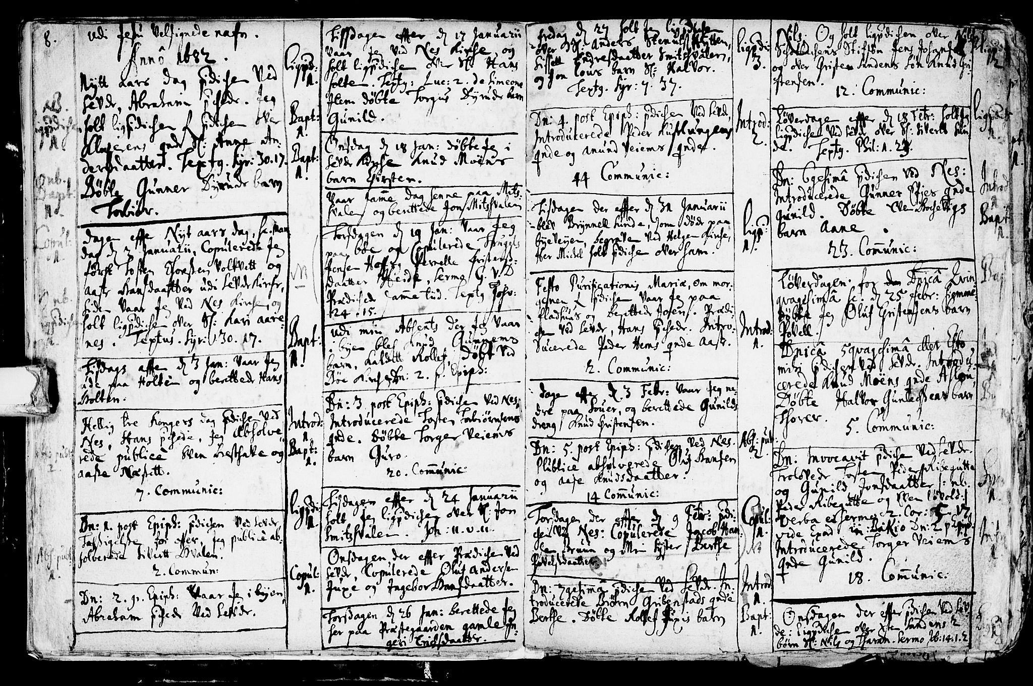 Sauherad kirkebøker, SAKO/A-298/F/Fa/L0002: Parish register (official) no. I 2, 1681-1720, p. 8-9