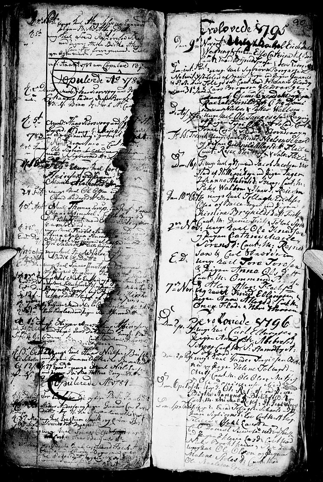 Flekkefjord sokneprestkontor, SAK/1111-0012/F/Fa/Fac/L0001: Parish register (official) no. A 1, 1773-1806, p. 89-90