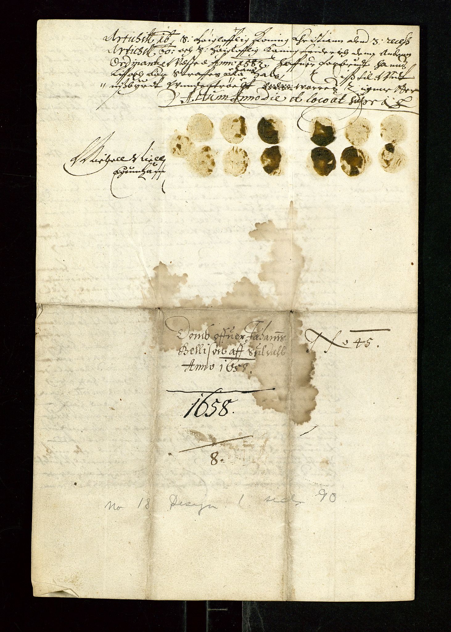 Stavanger len, AV/SAST-A-101870/Ob/L0025: Diverse, 1644-1661, p. 386