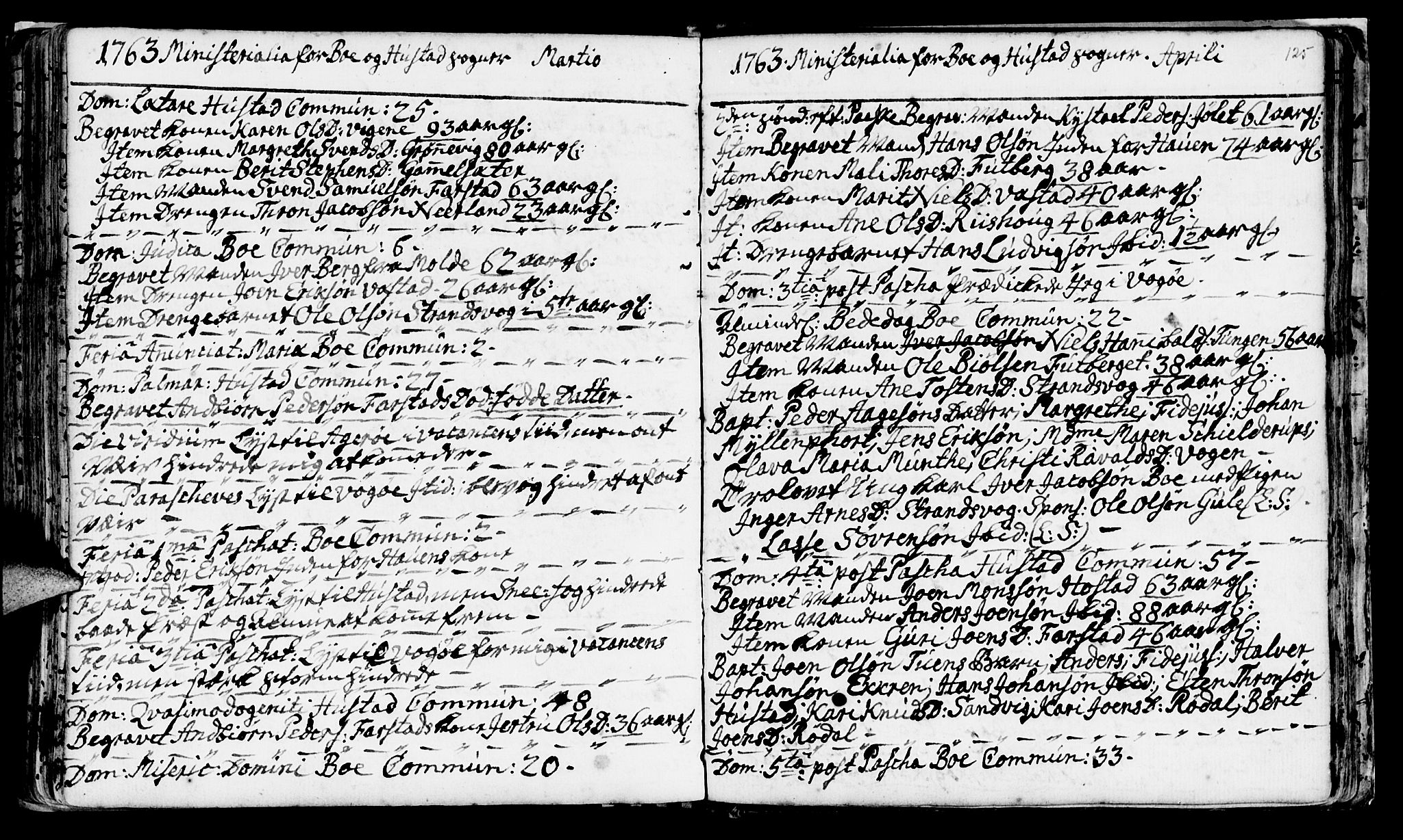 Ministerialprotokoller, klokkerbøker og fødselsregistre - Møre og Romsdal, SAT/A-1454/566/L0760: Parish register (official) no. 566A01, 1739-1766, p. 125