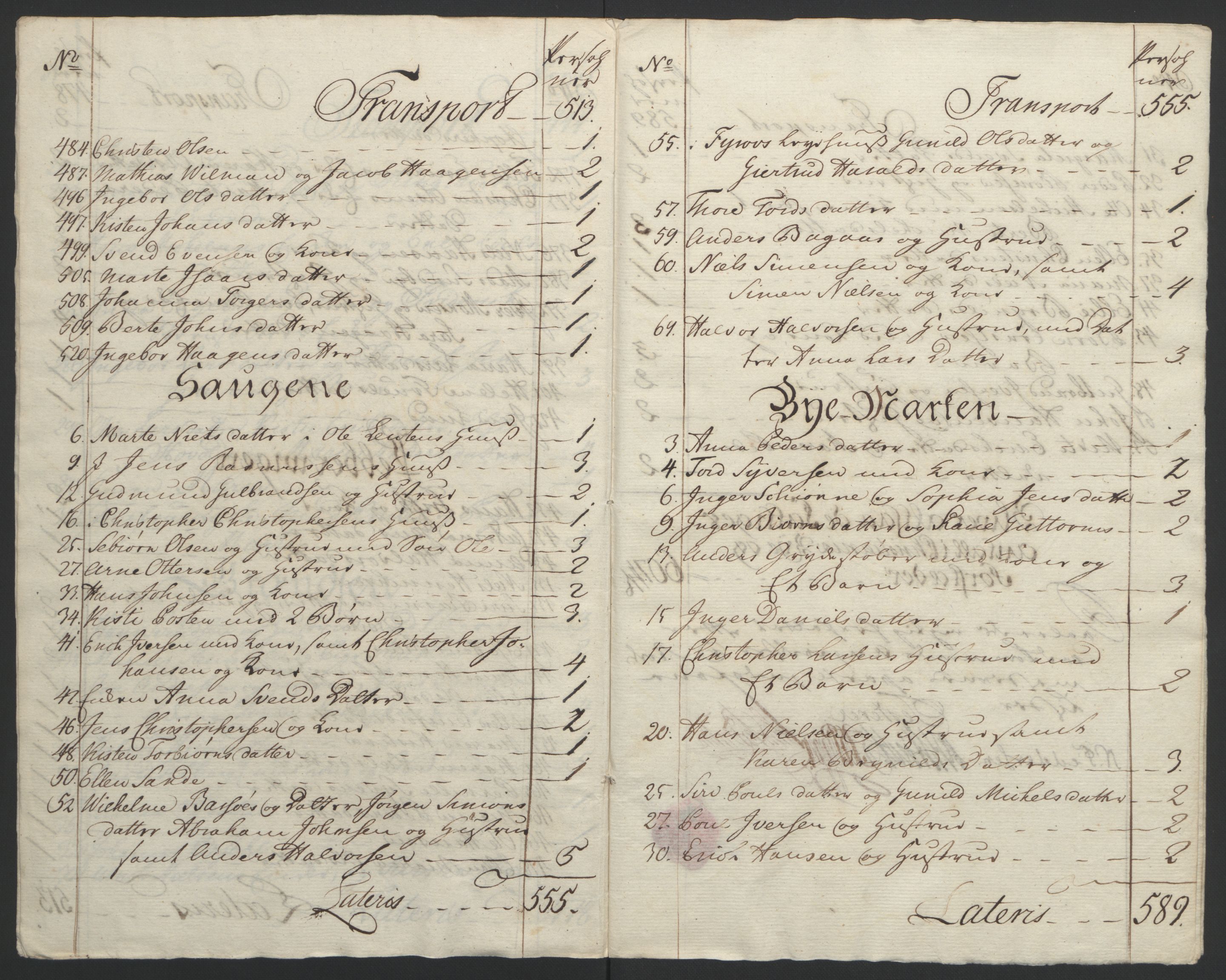 Rentekammeret inntil 1814, Reviderte regnskaper, Byregnskaper, AV/RA-EA-4066/R/Re/L0072/0001: [E13] Kontribusjonsregnskap / Ekstraskatt, 1763-1764, p. 130