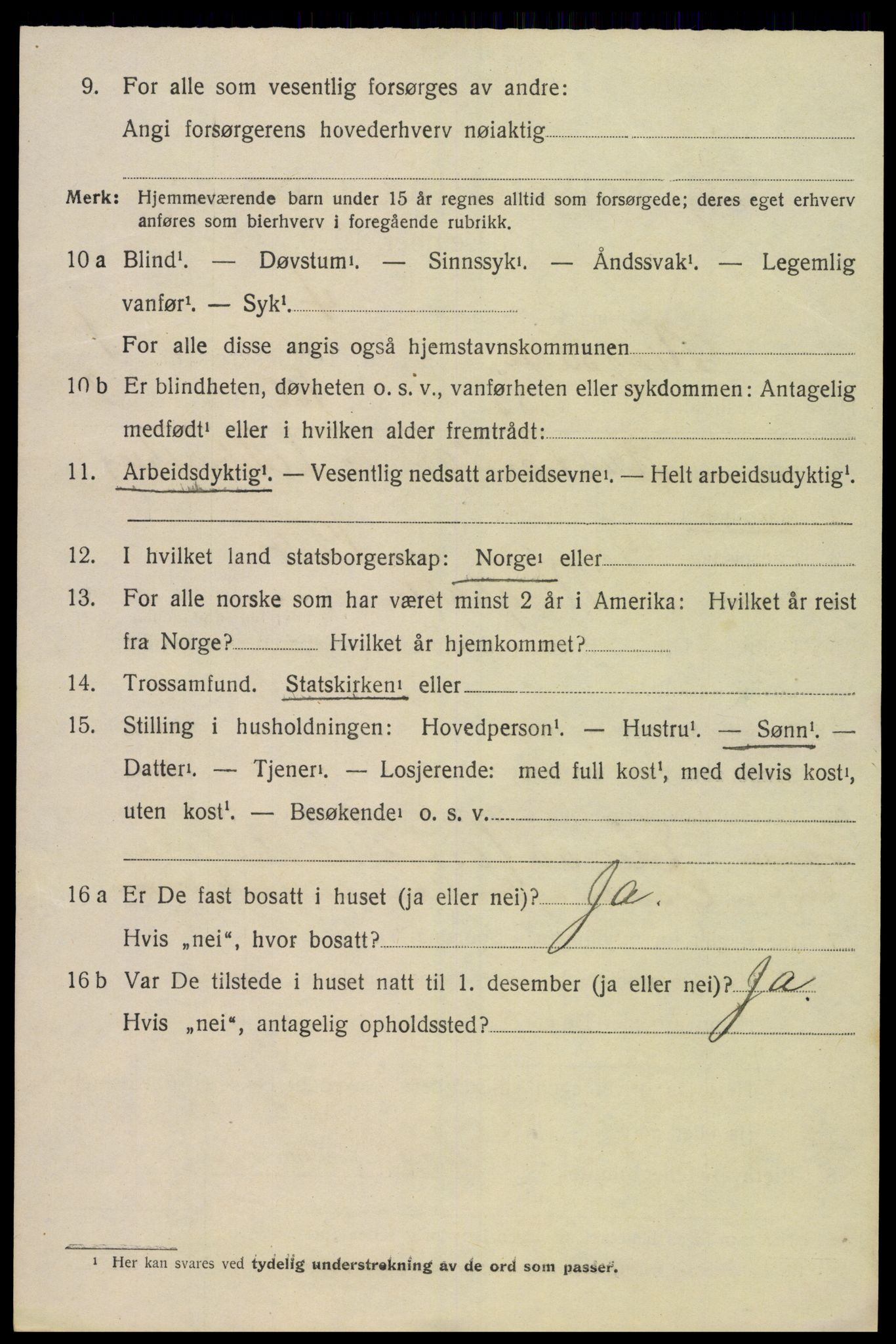 SAH, 1920 census for Ringsaker, 1920, p. 5401