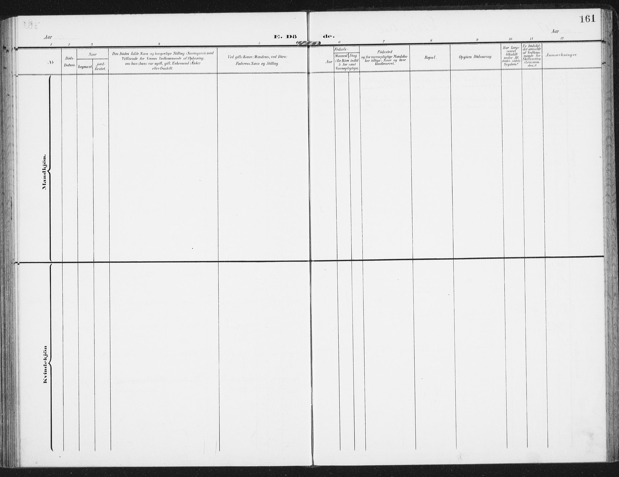 Ministerialprotokoller, klokkerbøker og fødselsregistre - Nordland, SAT/A-1459/885/L1206: Parish register (official) no. 885A07, 1905-1915, p. 161