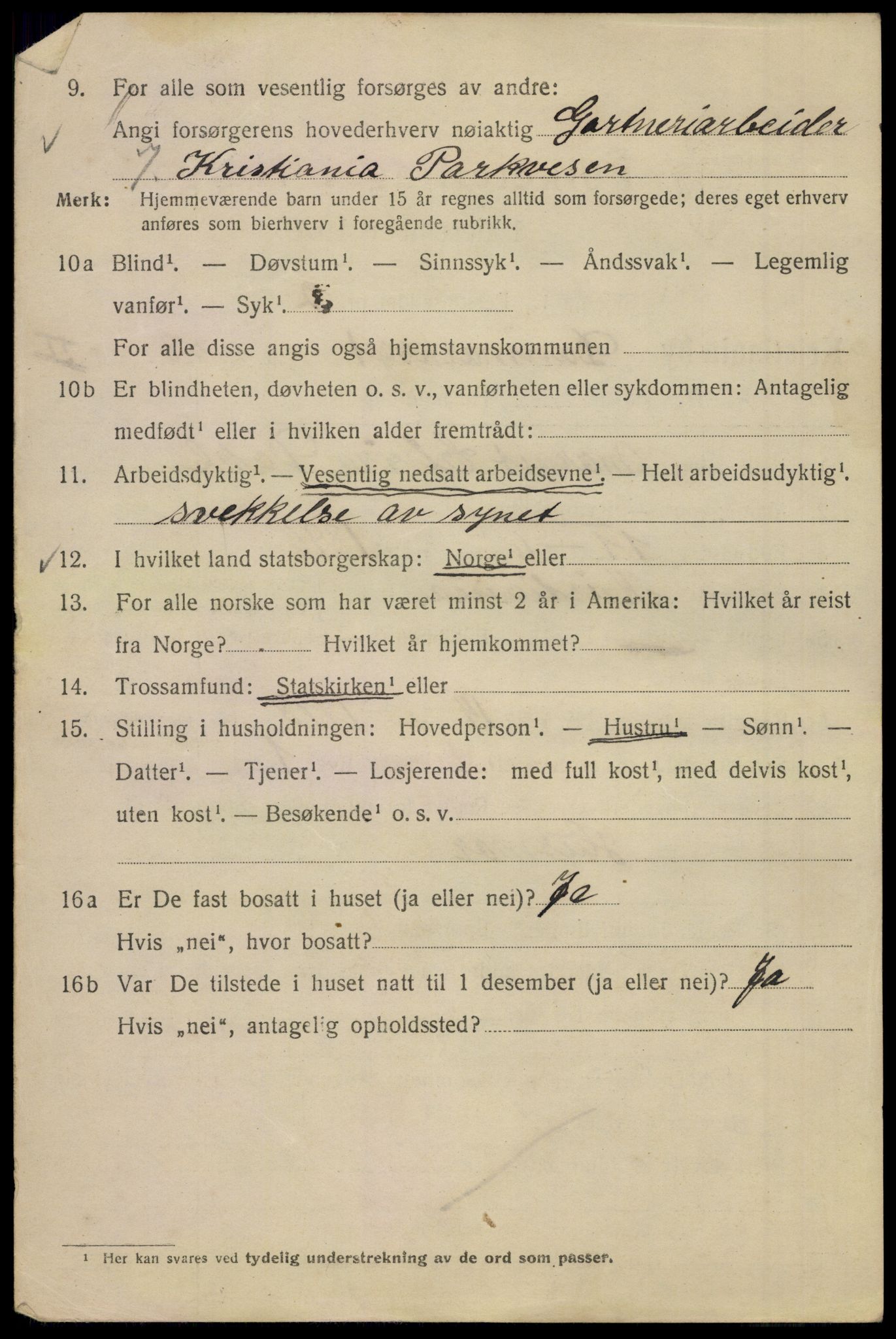 SAO, 1920 census for Kristiania, 1920, p. 196052