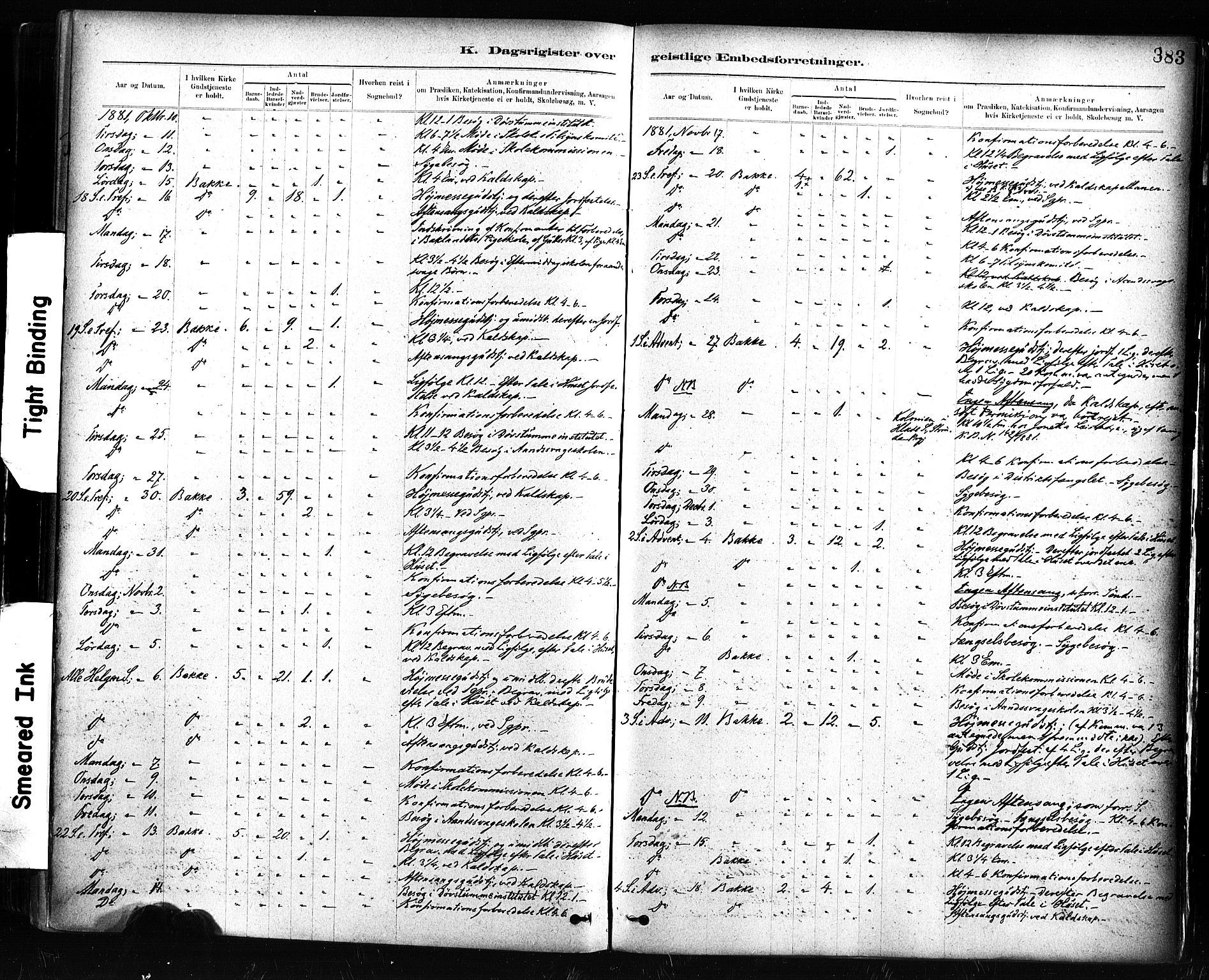 Ministerialprotokoller, klokkerbøker og fødselsregistre - Sør-Trøndelag, AV/SAT-A-1456/604/L0189: Parish register (official) no. 604A10, 1878-1892, p. 383