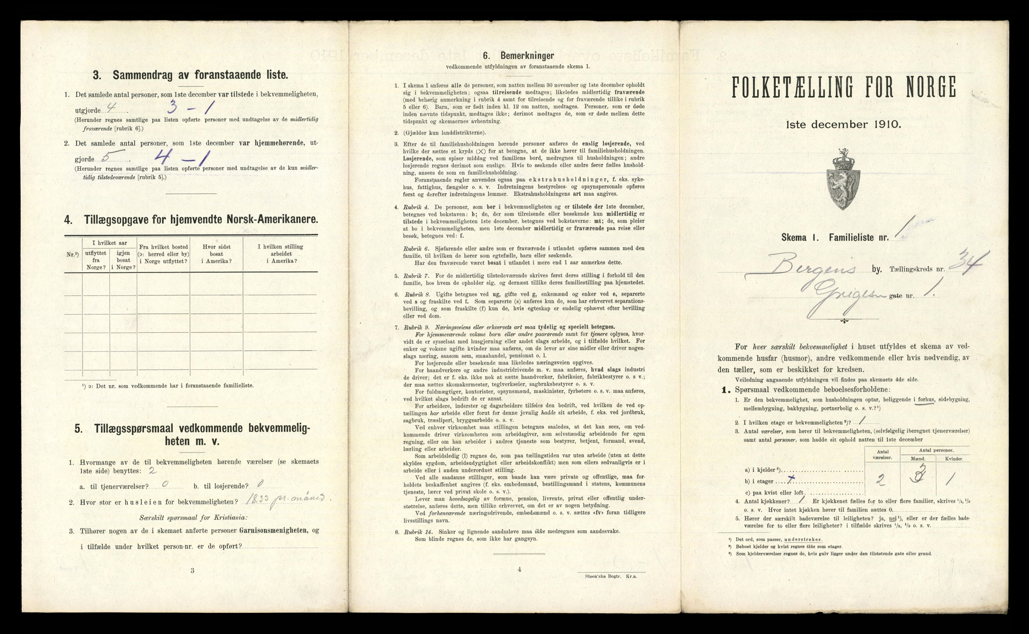 RA, 1910 census for Bergen, 1910, p. 11341