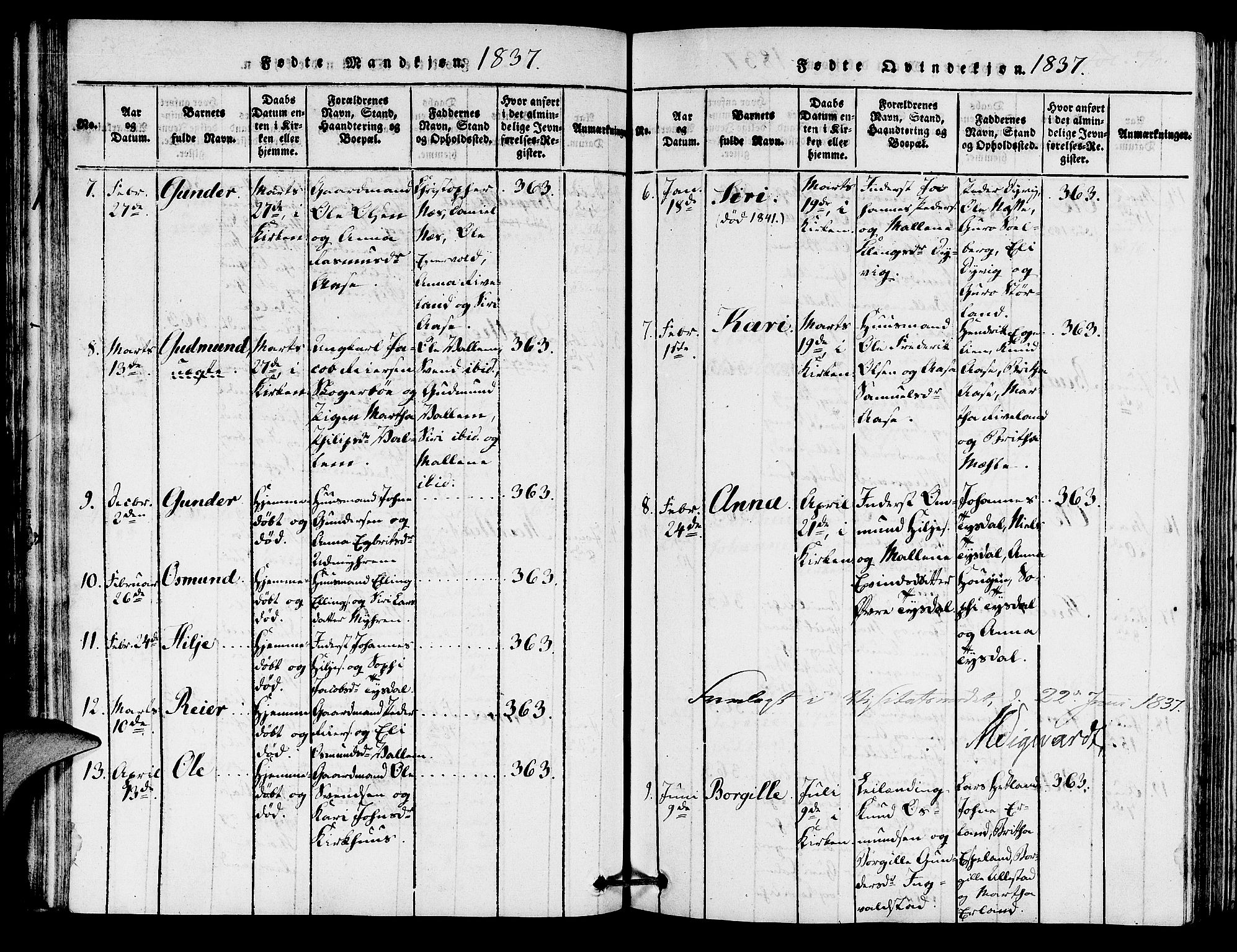 Hjelmeland sokneprestkontor, AV/SAST-A-101843/01/IV/L0005: Parish register (official) no. A 5, 1816-1841, p. 76