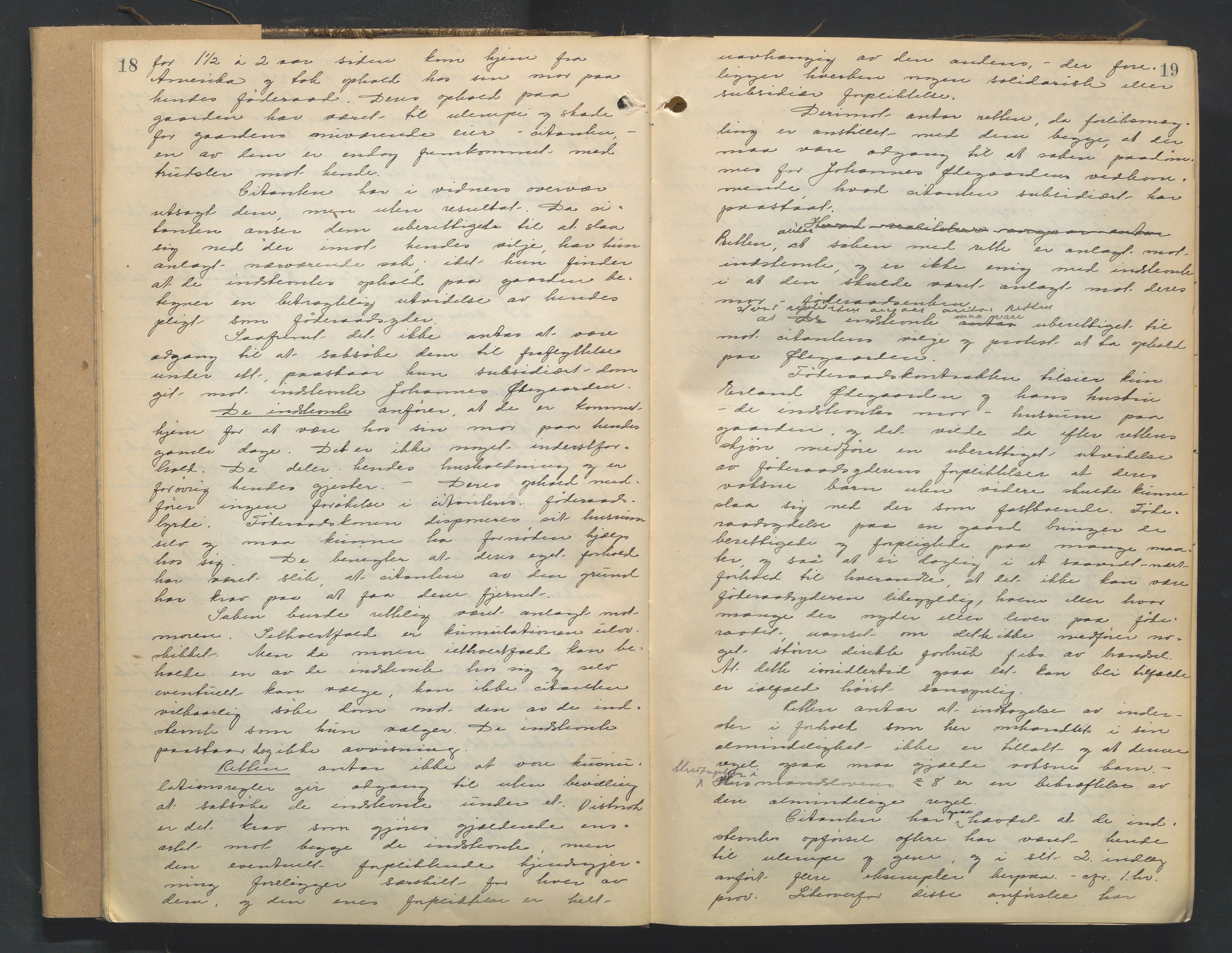 Nord-Gudbrandsdal tingrett, AV/SAH-TING-002/J/Jc/L0008: Skifteforhandlingsprotokoll, 1926-1933, p. 18-19