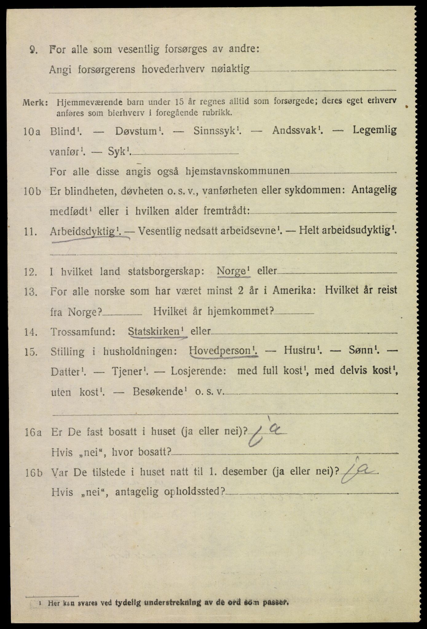 SAH, 1920 census for Furnes, 1920, p. 7102