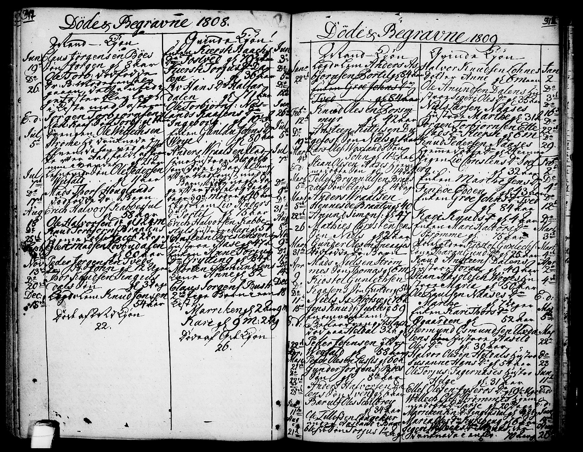 Drangedal kirkebøker, SAKO/A-258/F/Fa/L0003: Parish register (official) no. 3, 1768-1814, p. 311-312