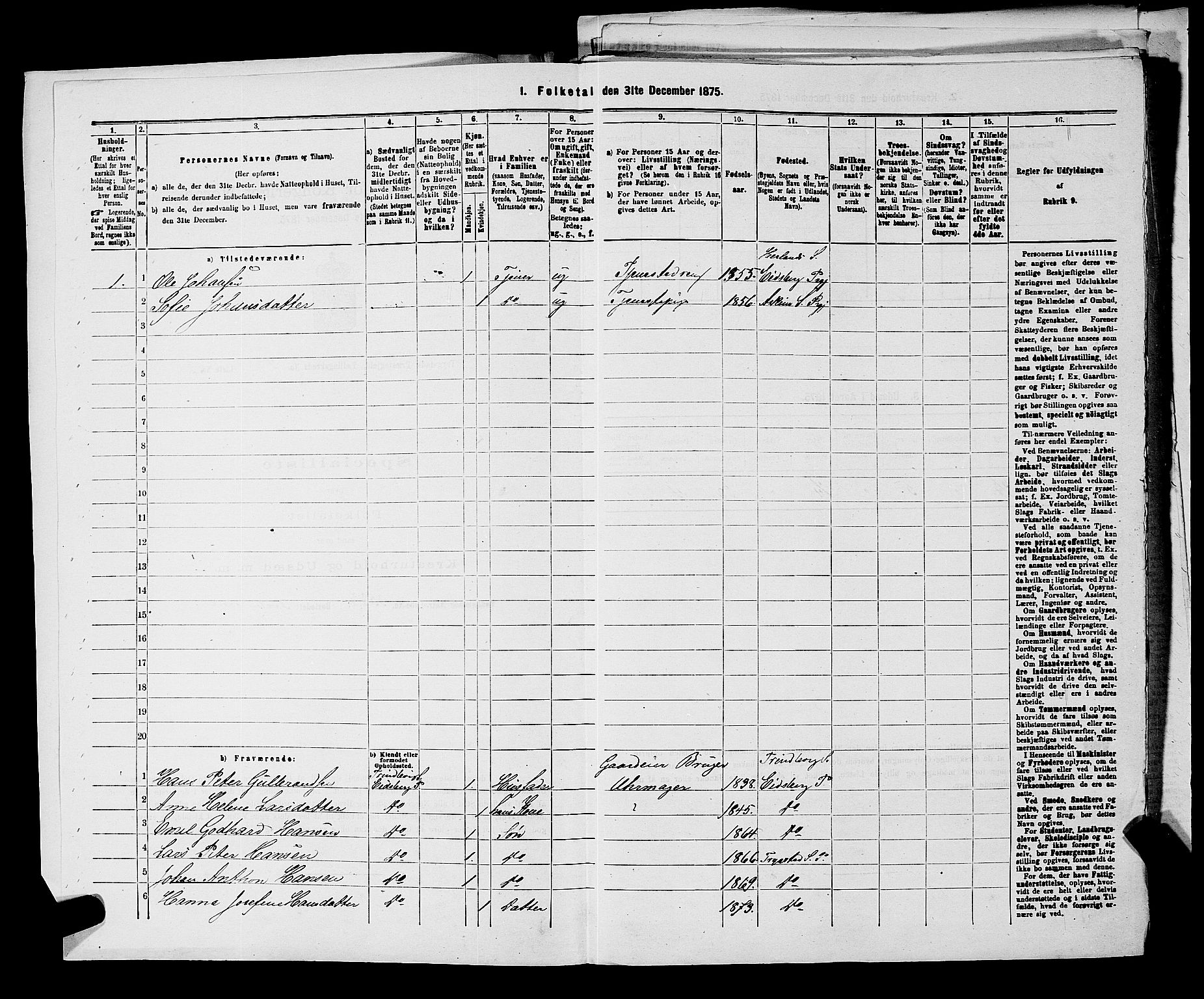 RA, 1875 census for 0122P Trøgstad, 1875, p. 373