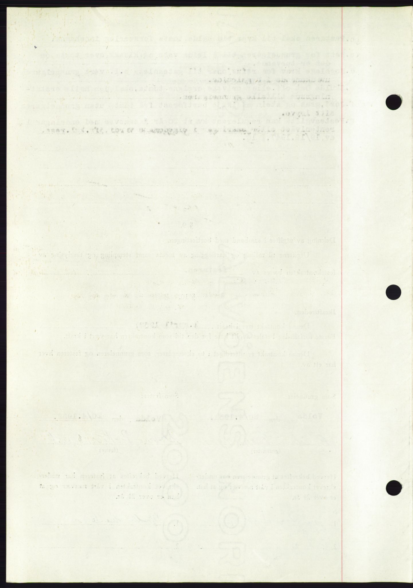Søre Sunnmøre sorenskriveri, AV/SAT-A-4122/1/2/2C/L0092: Mortgage book no. 18A, 1952-1952, Diary no: : 752/1952