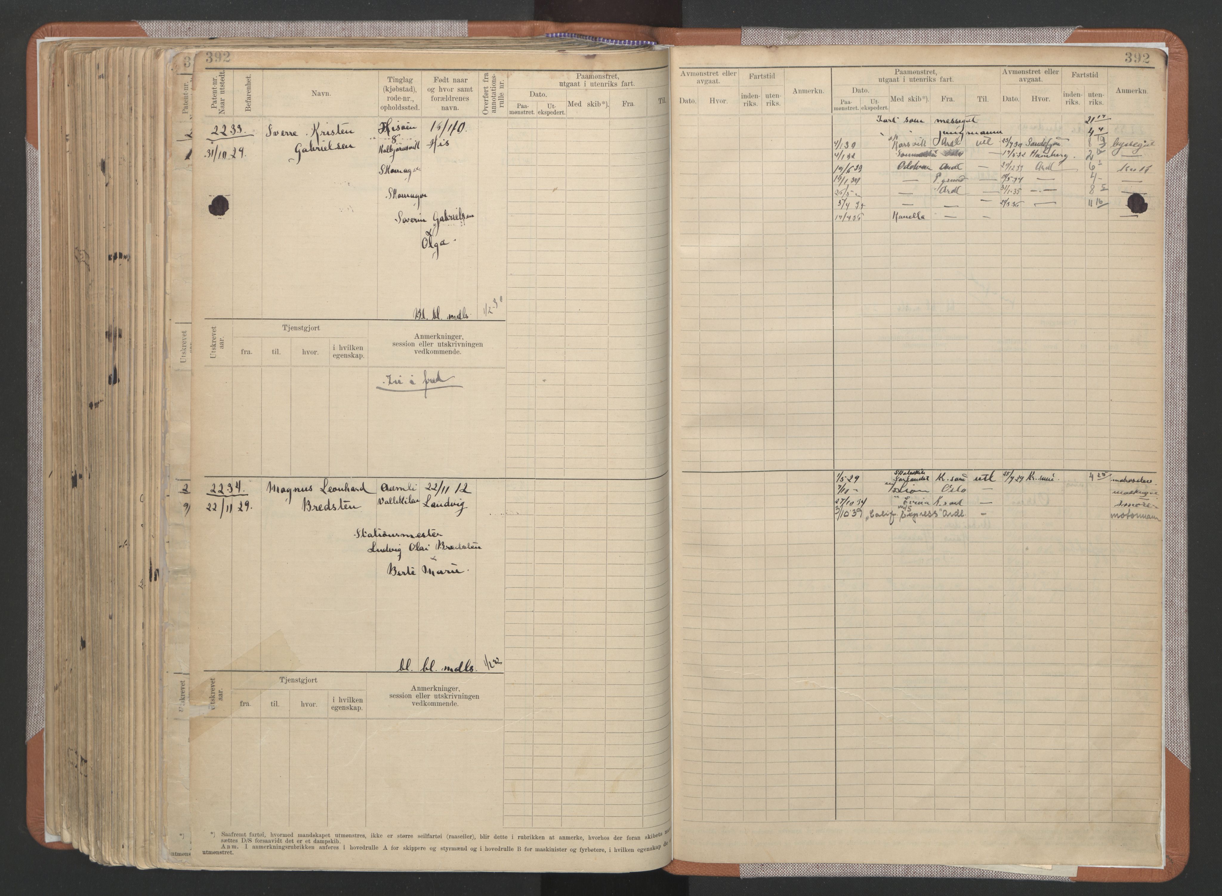 Arendal mønstringskrets, AV/SAK-2031-0012/F/Fb/L0022: Hovedrulle A nr 1466-2242, S-20, 1914-1930, p. 405