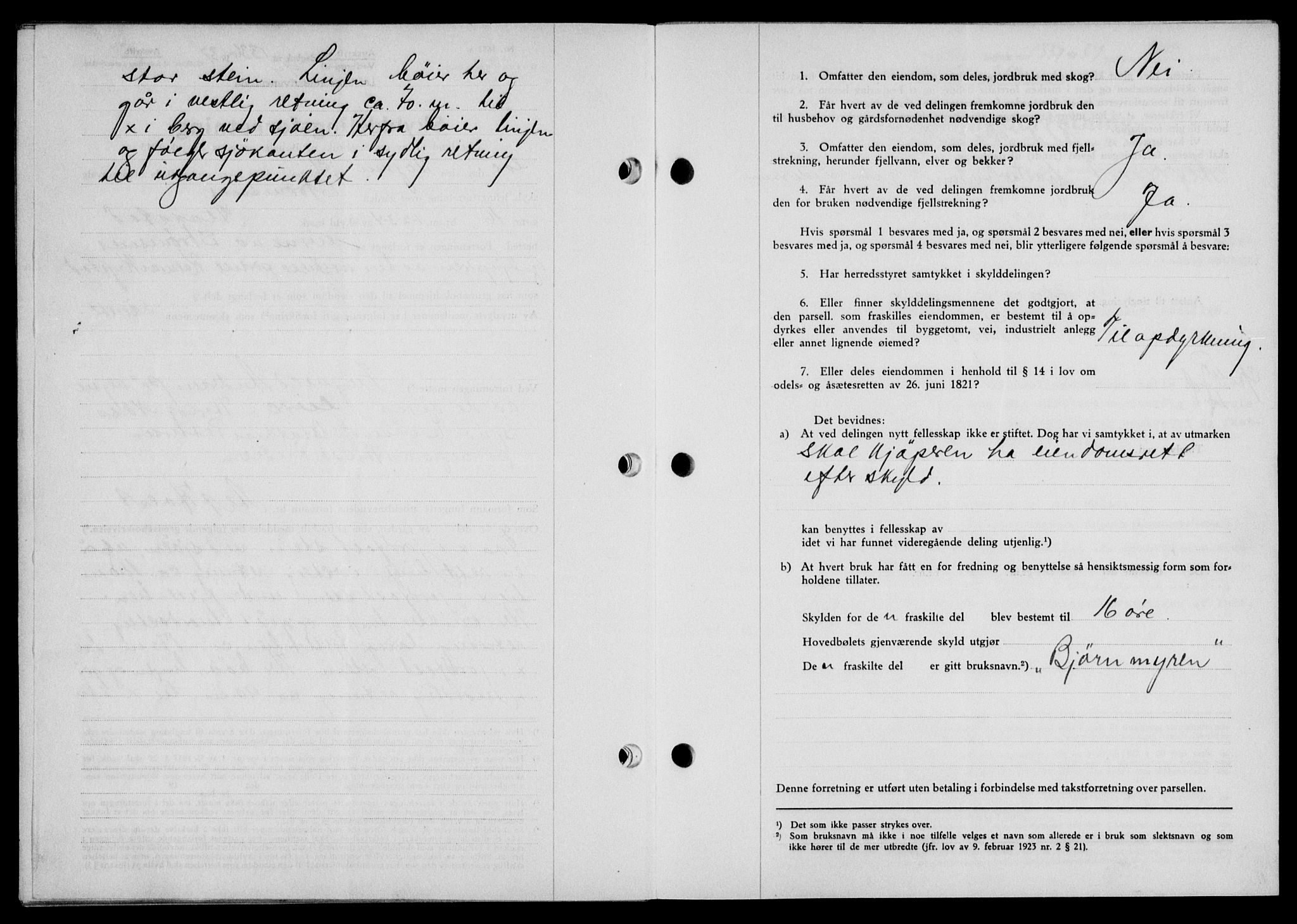 Lofoten sorenskriveri, SAT/A-0017/1/2/2C/L0002a: Mortgage book no. 2a, 1937-1937, Diary no: : 1336/1937