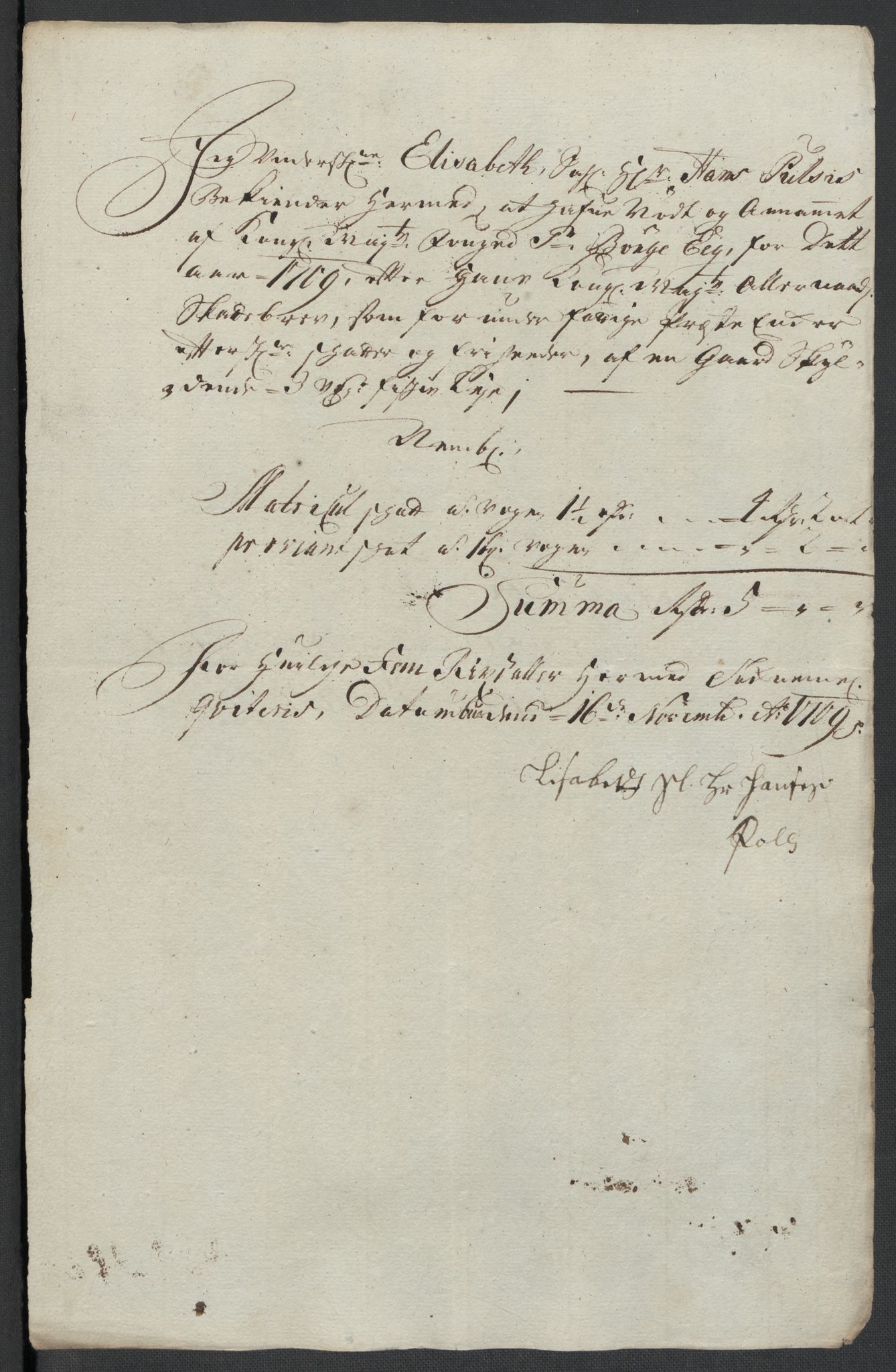 Rentekammeret inntil 1814, Reviderte regnskaper, Fogderegnskap, RA/EA-4092/R55/L3659: Fogderegnskap Romsdal, 1709-1710, p. 163