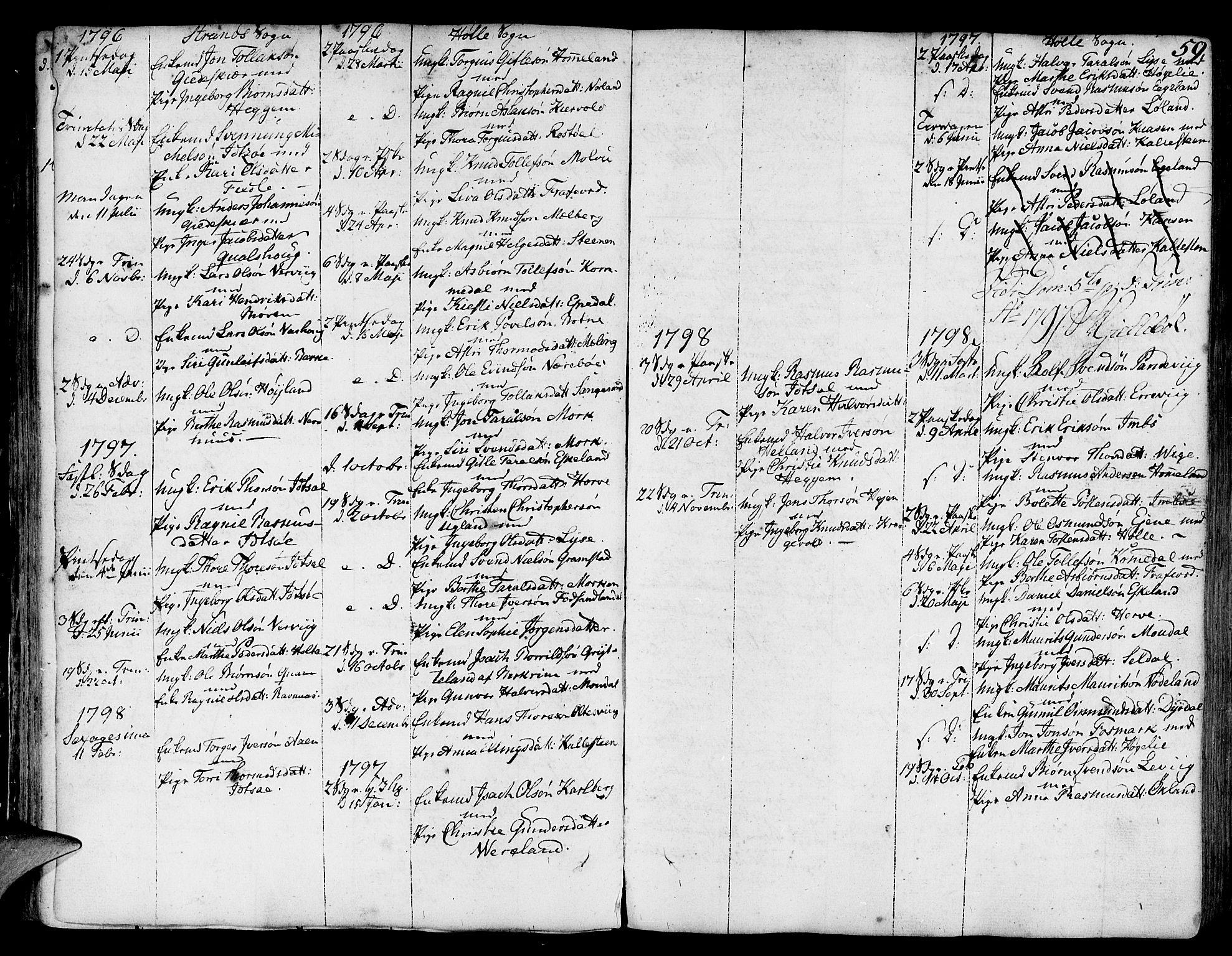 Strand sokneprestkontor, SAST/A-101828/H/Ha/Haa/L0003: Parish register (official) no. A 3, 1769-1816, p. 59