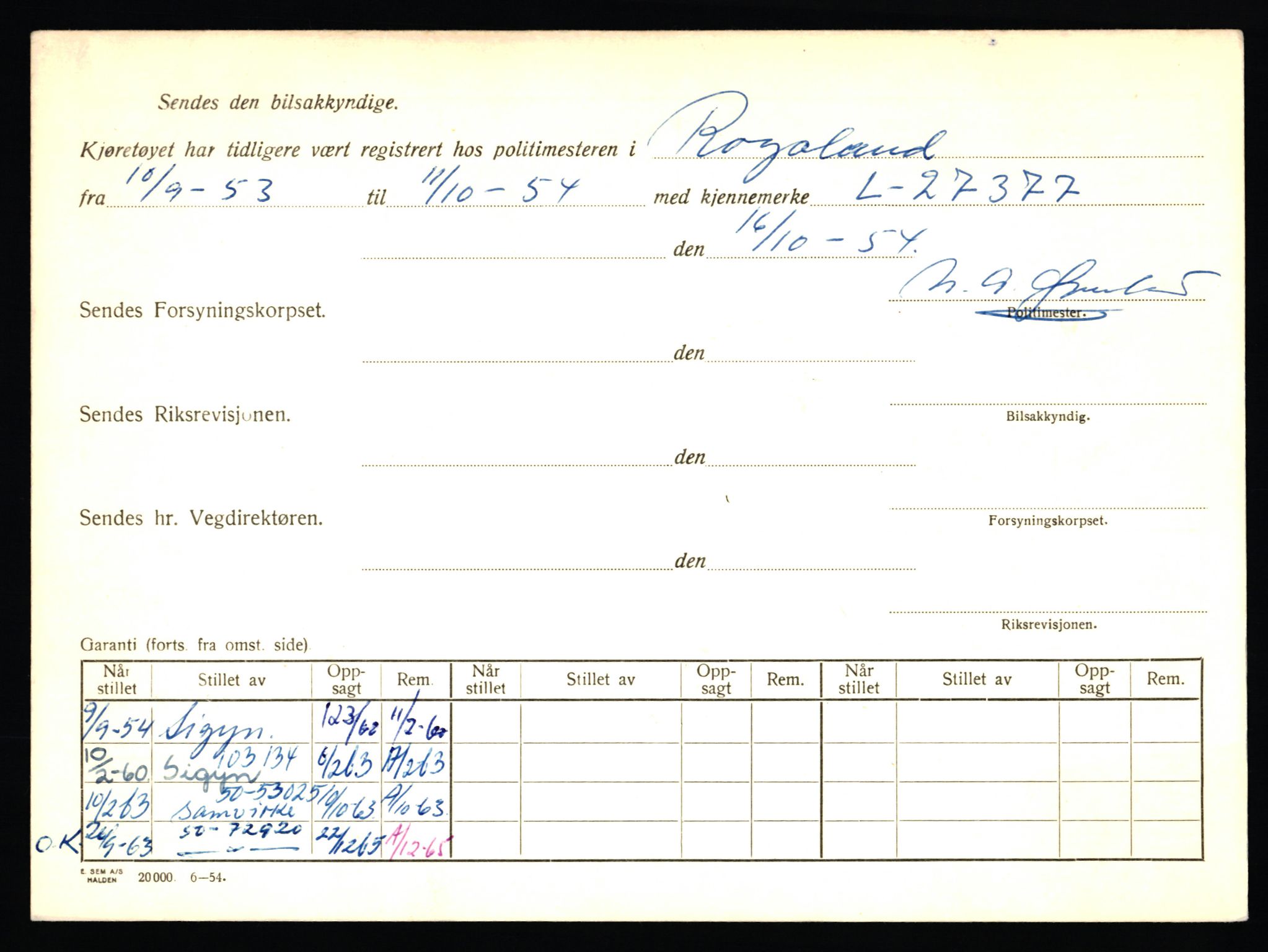 Stavanger trafikkstasjon, AV/SAST-A-101942/0/F/L0006: L-1700 - L-2149, 1930-1971, p. 72