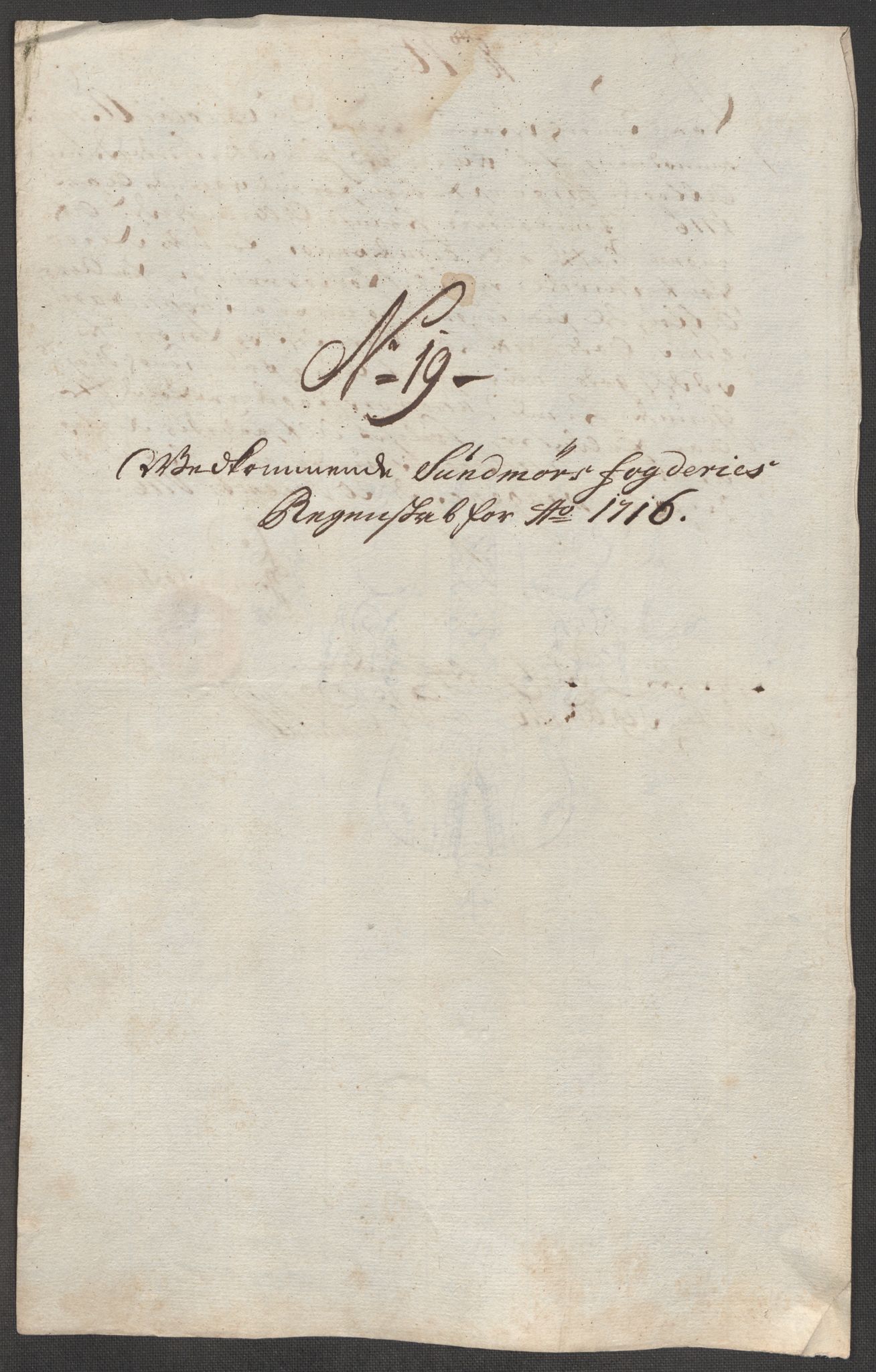 Rentekammeret inntil 1814, Reviderte regnskaper, Fogderegnskap, AV/RA-EA-4092/R54/L3568: Fogderegnskap Sunnmøre, 1716, p. 120