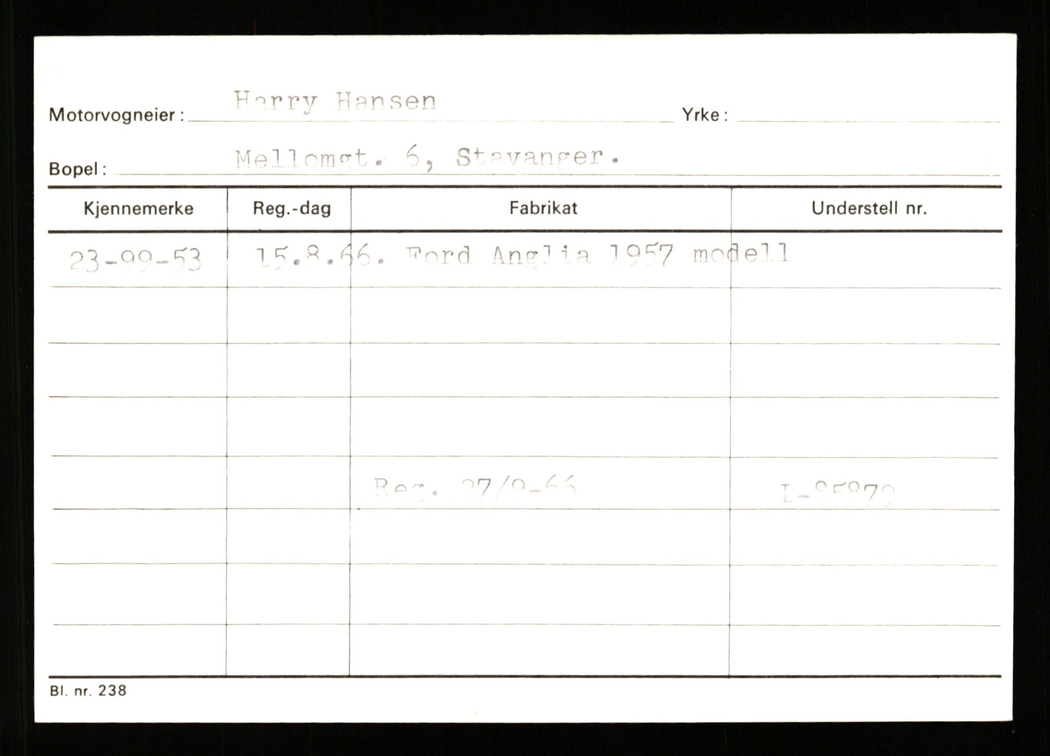 Stavanger trafikkstasjon, AV/SAST-A-101942/0/G/L0010: Registreringsnummer: 130000 - 239953, 1930-1971, p. 3189