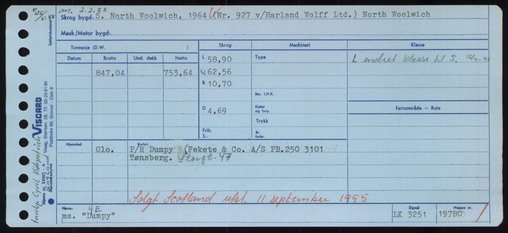 Sjøfartsdirektoratet med forløpere, Skipsmålingen, RA/S-1627/H/Hd/L0008: Fartøy, C-D, p. 695