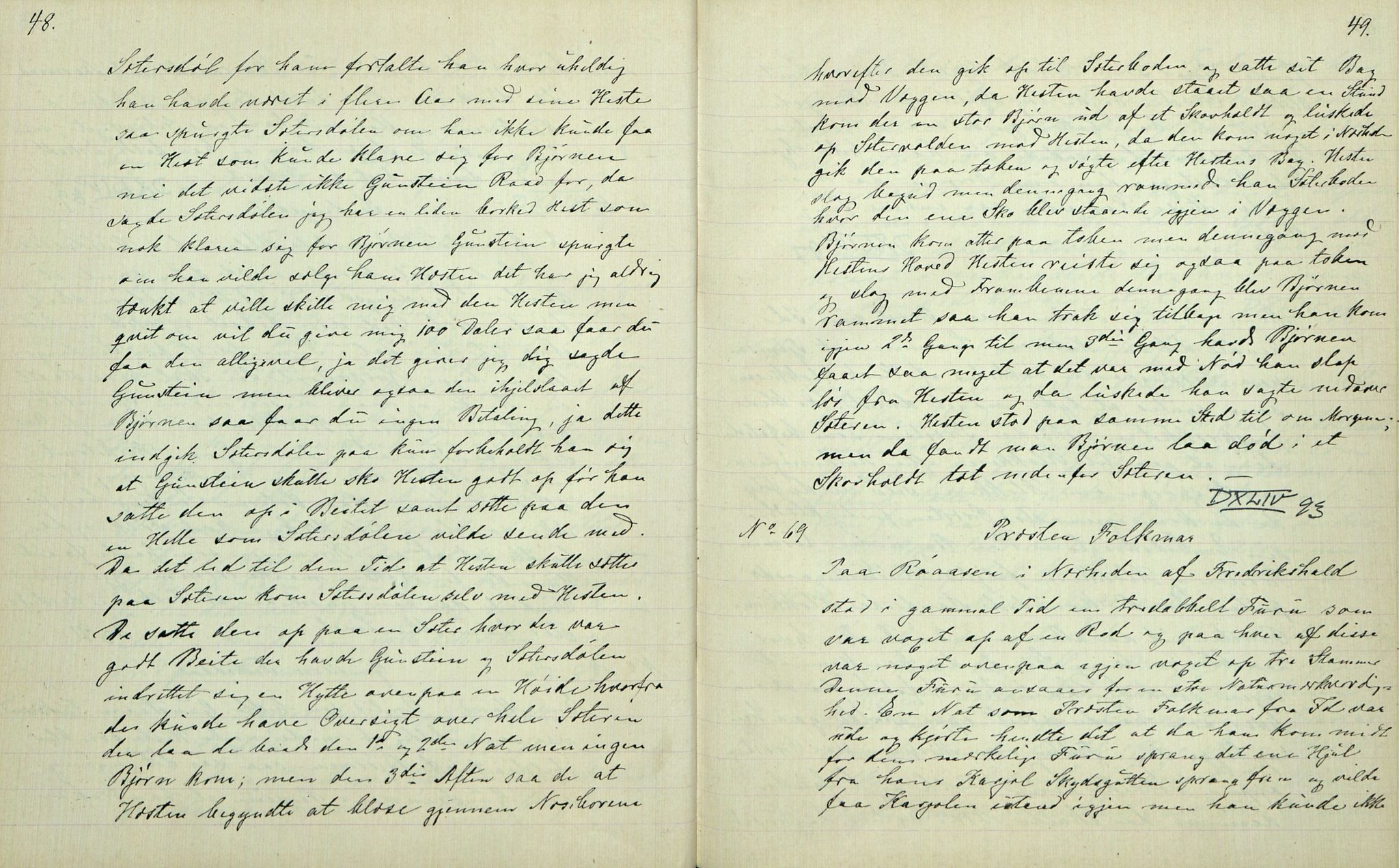 Rikard Berge, TEMU/TGM-A-1003/F/L0007/0009: 251-299 / 259 Bø i Telemarken III. Samlet af Halvor Nilsen Tvedten, 1894-1895, p. 48-49