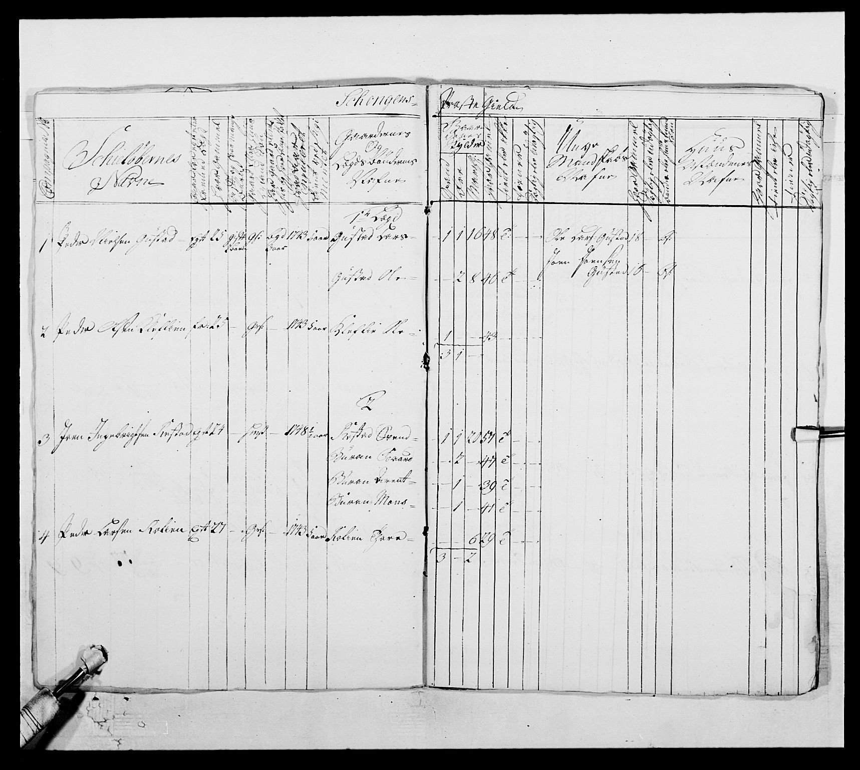 Kommanderende general (KG I) med Det norske krigsdirektorium, AV/RA-EA-5419/E/Ea/L0509: 1. Trondheimske regiment, 1740-1748, p. 111