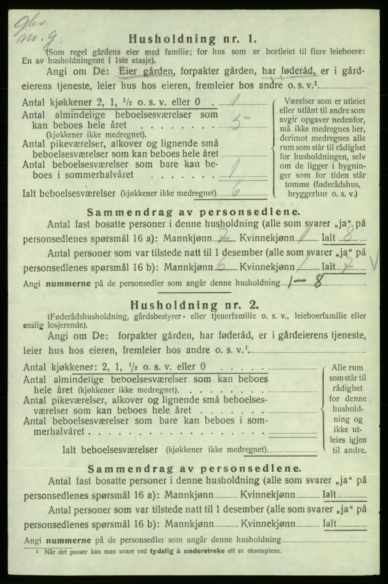 SAB, 1920 census for Skånevik, 1920, p. 710