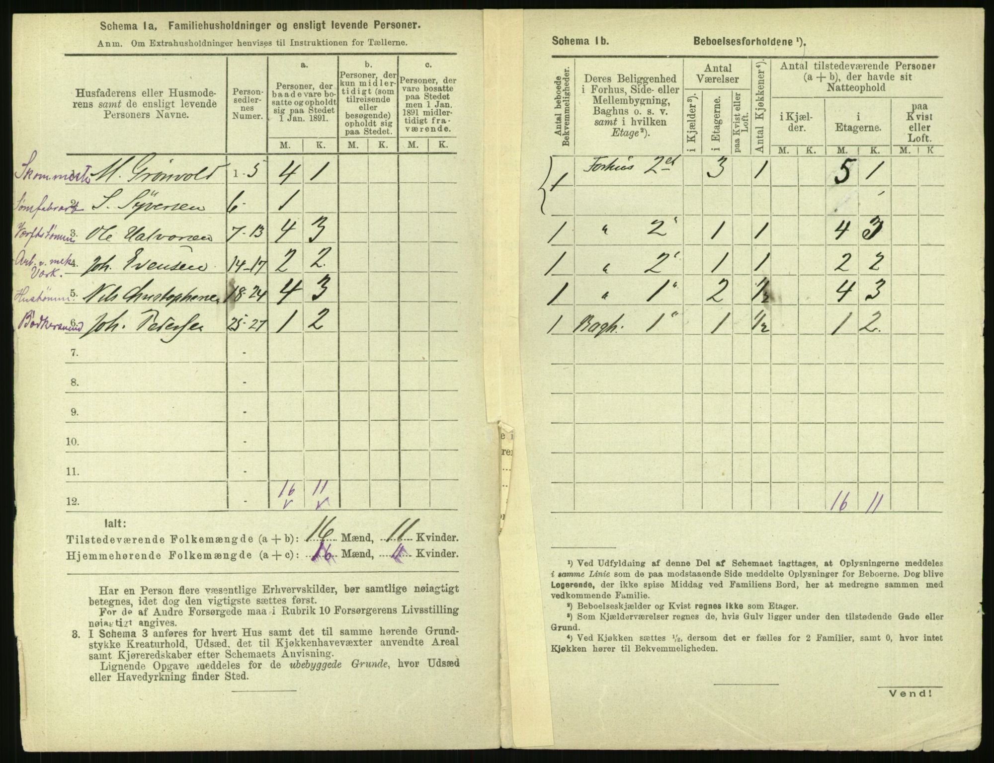 RA, 1891 census for 0301 Kristiania, 1891, p. 98157