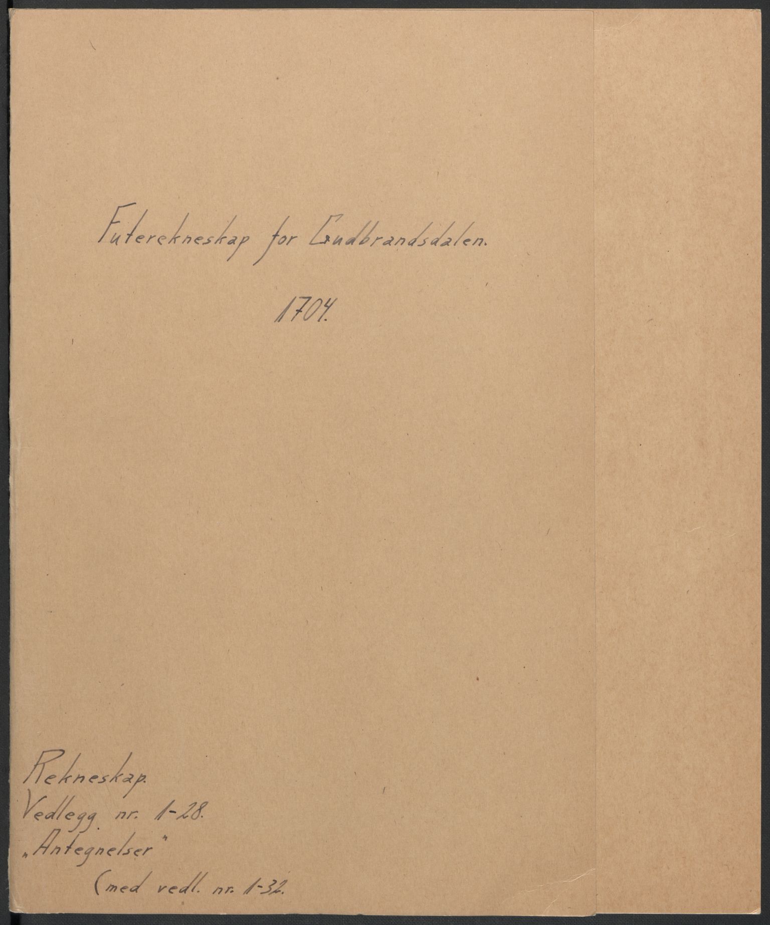 Rentekammeret inntil 1814, Reviderte regnskaper, Fogderegnskap, RA/EA-4092/R17/L1177: Fogderegnskap Gudbrandsdal, 1704, p. 2