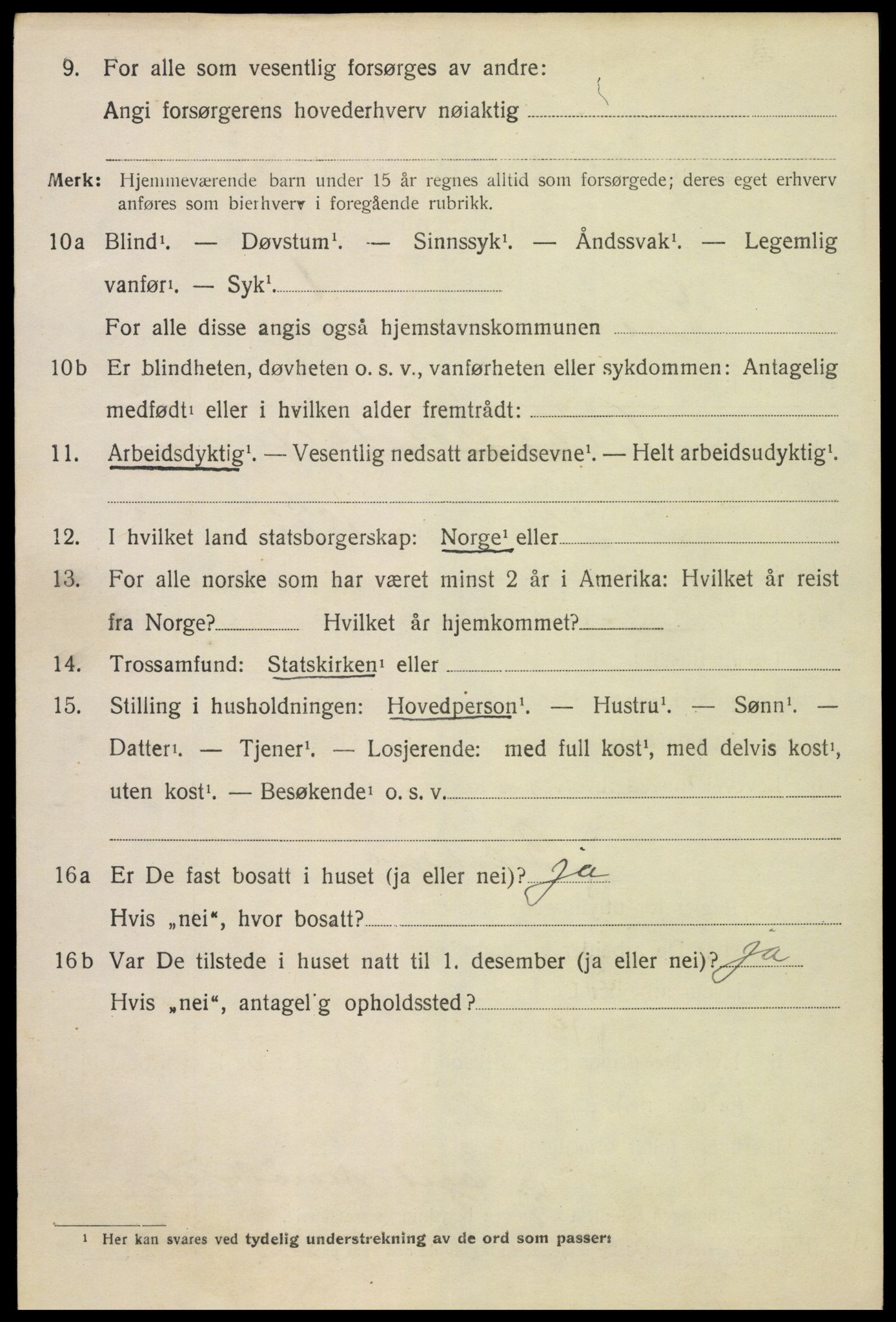 SAH, 1920 census for Løten, 1920, p. 9828