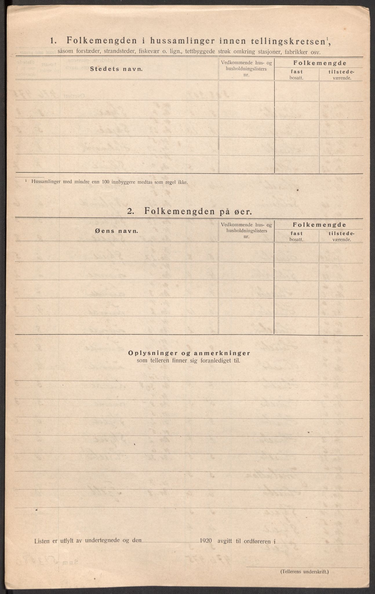 SAST, 1920 census for Hetland, 1920, p. 89