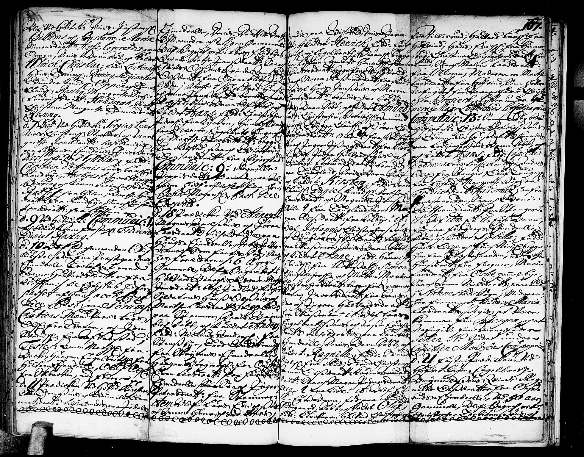 Ullensaker prestekontor Kirkebøker, AV/SAO-A-10236a/F/Fa/L0003: Parish register (official) no. I 3, 1711-1720, p. 167