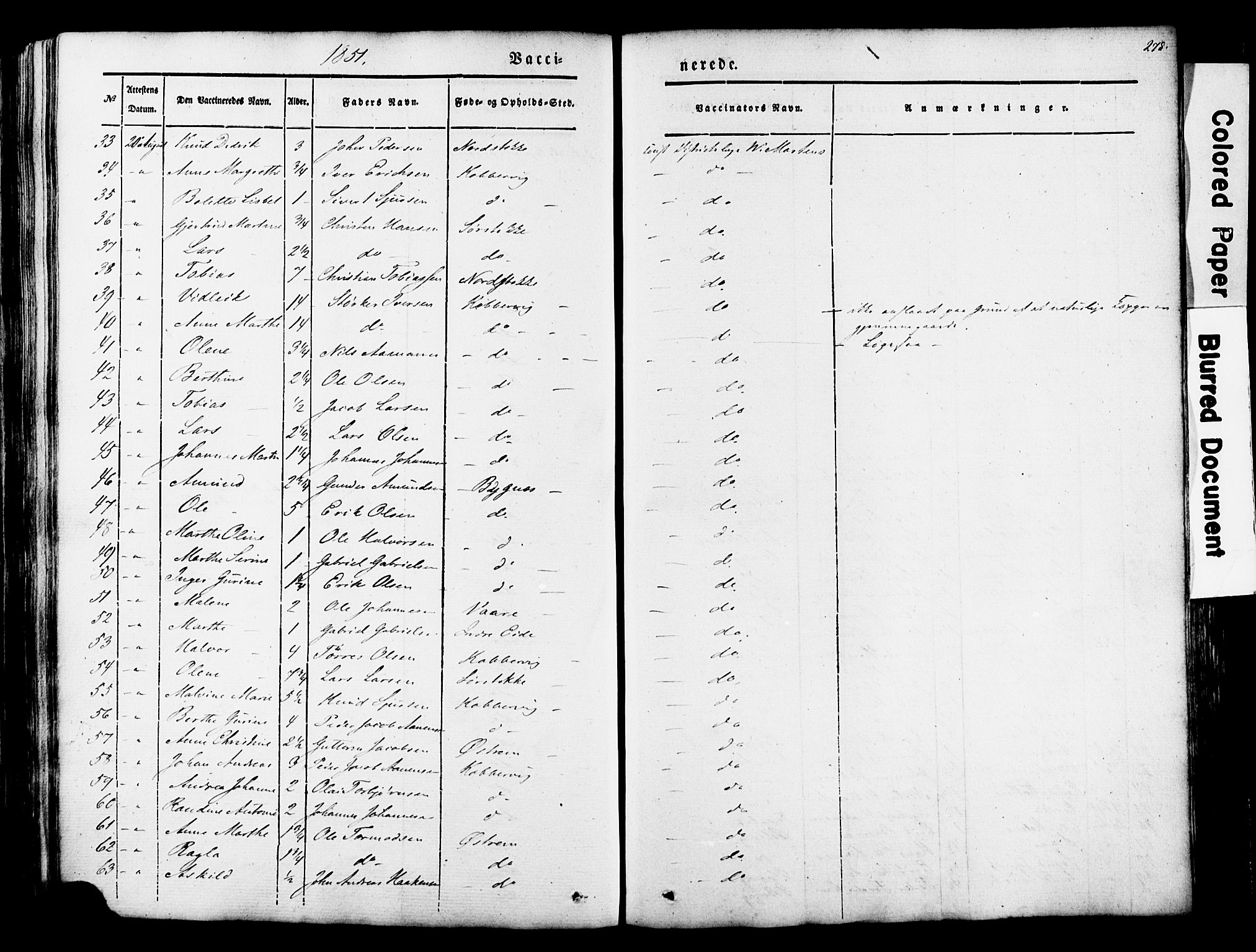 Avaldsnes sokneprestkontor, SAST/A -101851/H/Ha/Haa/L0007: Parish register (official) no. A 7, 1841-1853, p. 278
