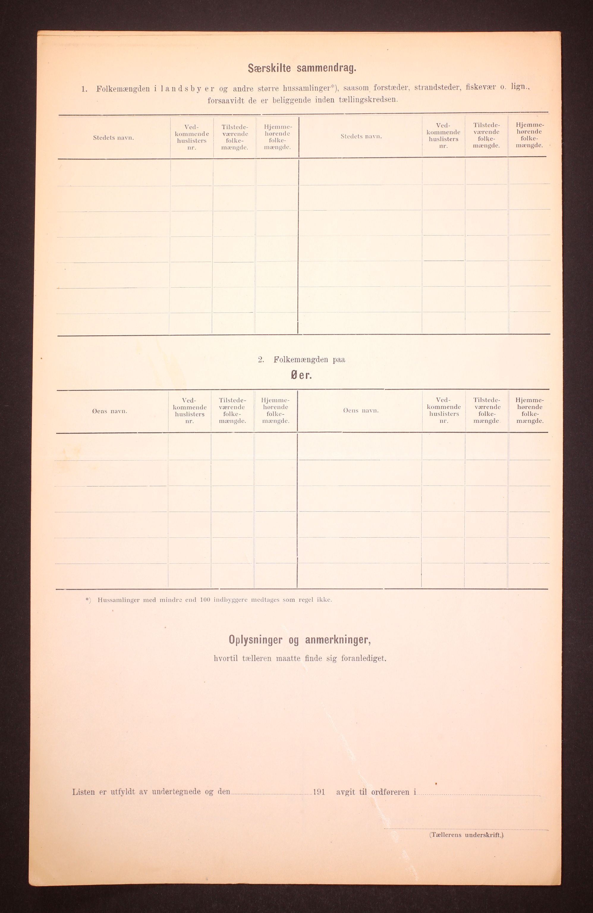 RA, 1910 census for Eina, 1910, p. 9