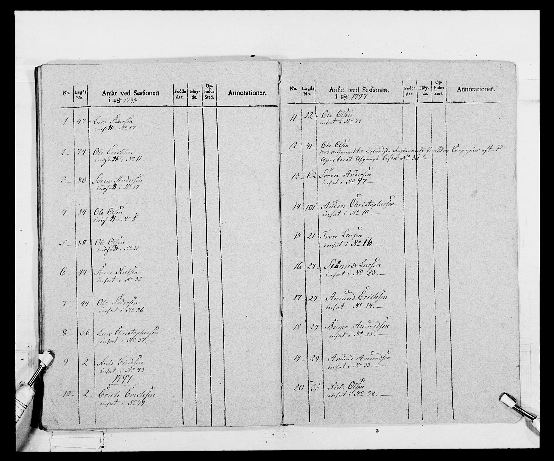 Generalitets- og kommissariatskollegiet, Det kongelige norske kommissariatskollegium, AV/RA-EA-5420/E/Eh/L0068: Opplandske nasjonale infanteriregiment, 1802-1805, p. 98