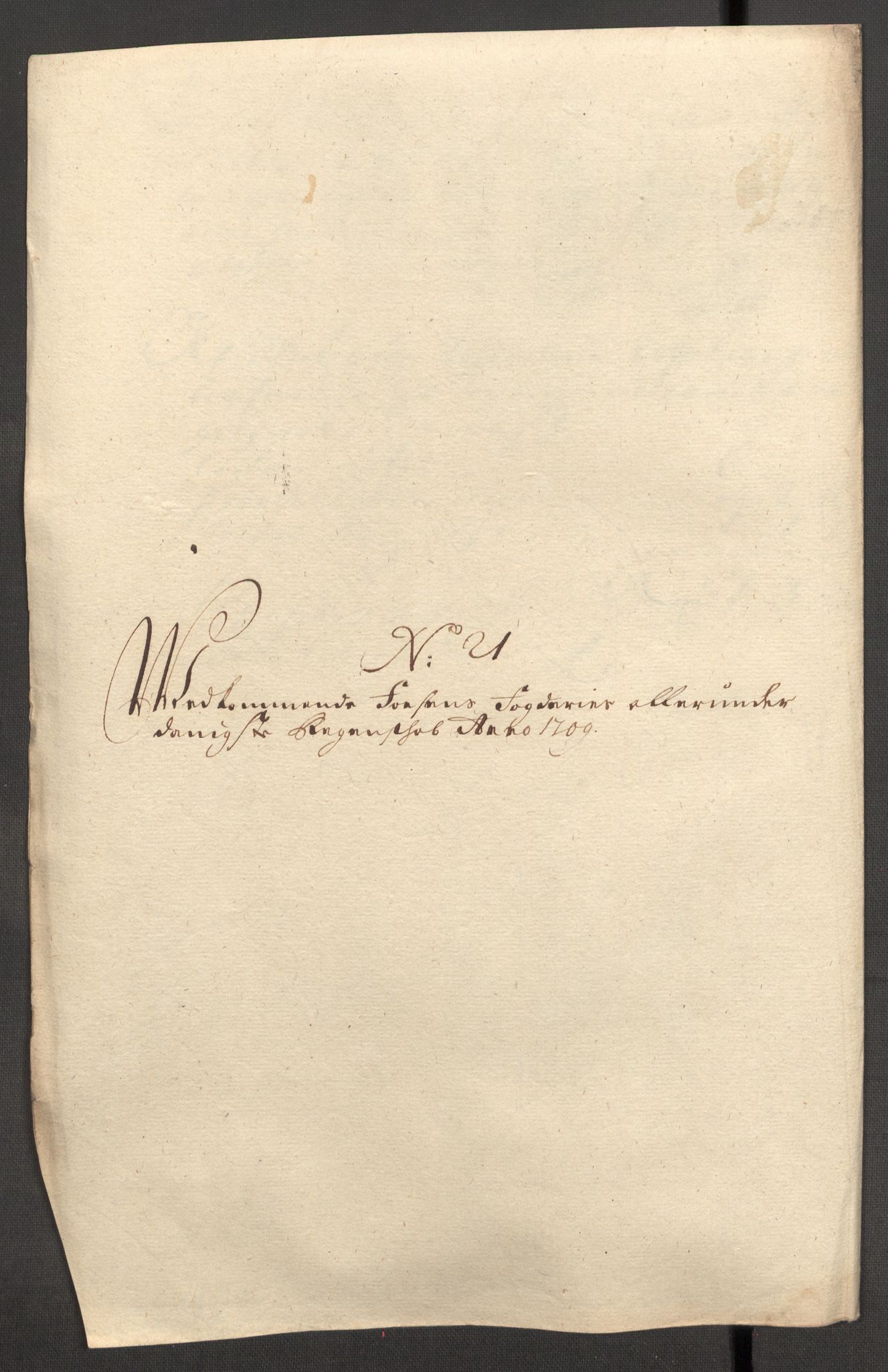 Rentekammeret inntil 1814, Reviderte regnskaper, Fogderegnskap, RA/EA-4092/R57/L3858: Fogderegnskap Fosen, 1708-1709, p. 350