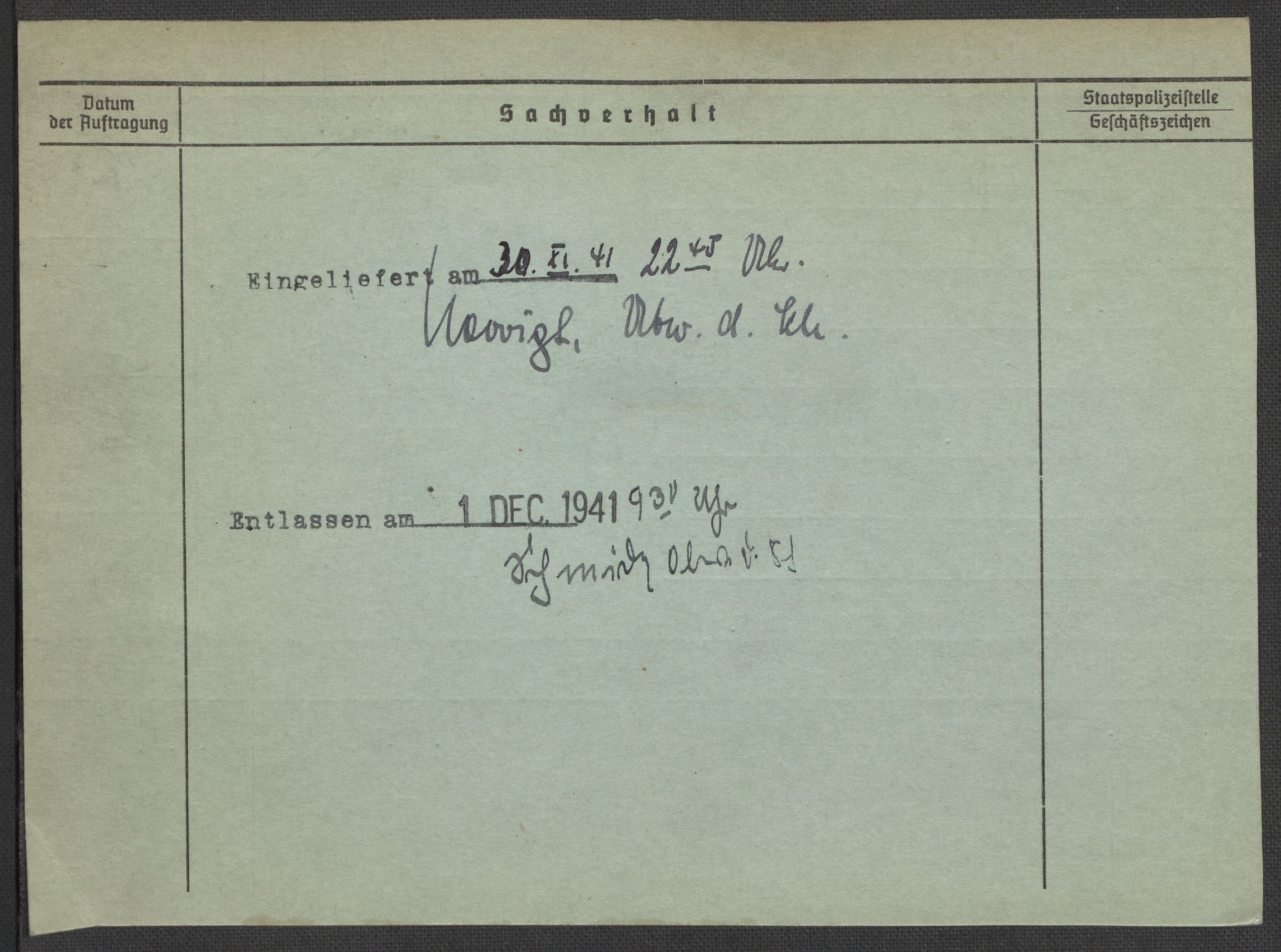 Befehlshaber der Sicherheitspolizei und des SD, AV/RA-RAFA-5969/E/Ea/Eaa/L0002: Register over norske fanger i Møllergata 19: Bj-Eng, 1940-1945, p. 1220