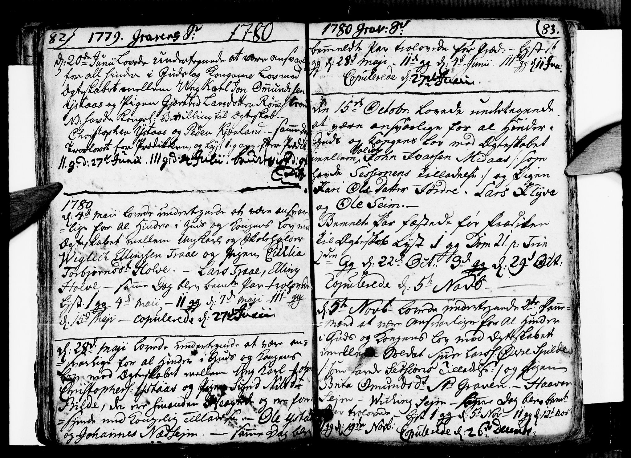 Ulvik sokneprestembete, SAB/A-78801/H/Haa: Parish register (official) no. A 9, 1743-1792, p. 82-83