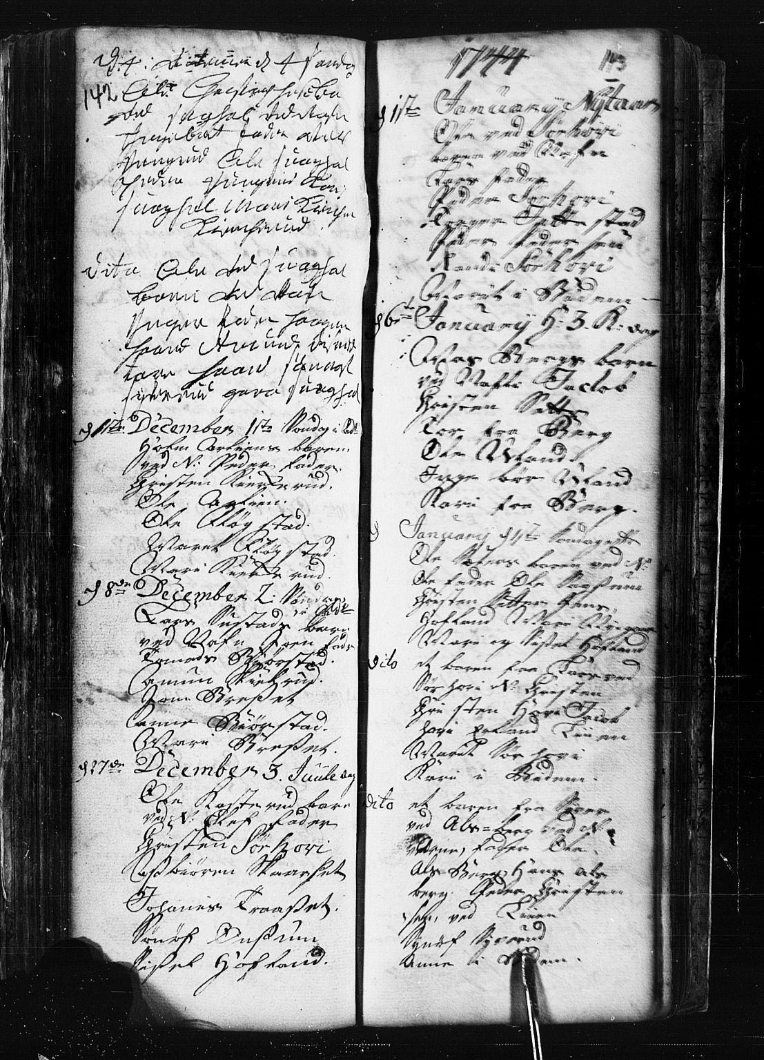 Fåberg prestekontor, SAH/PREST-086/H/Ha/Hab/L0001: Parish register (copy) no. 1, 1727-1767, p. 142-143