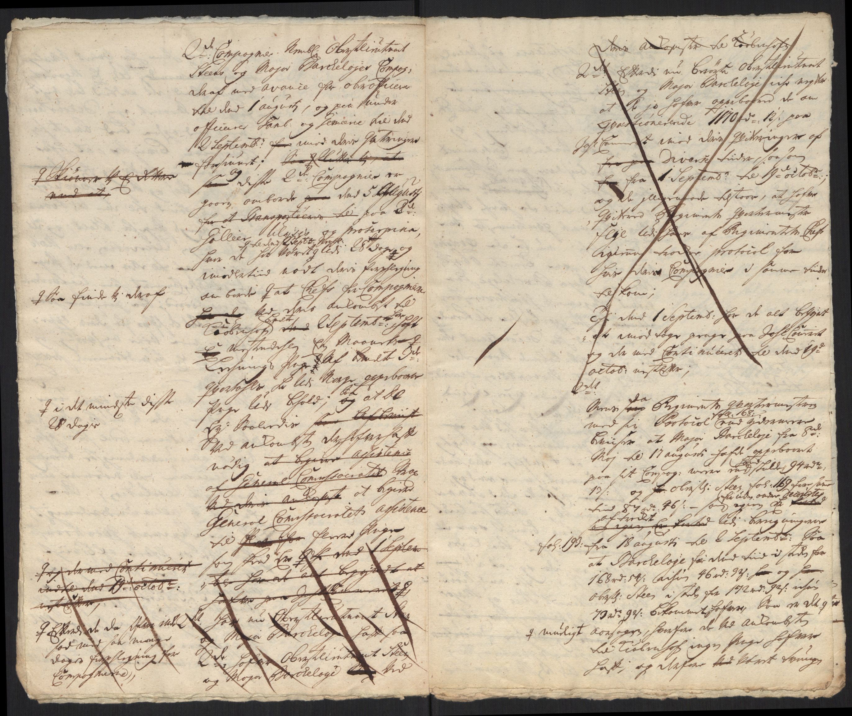 Kommanderende general (KG I) med Det norske krigsdirektorium, AV/RA-EA-5419/B/L0013: Kommanderende generals konsepter, 1730-1733, p. 62