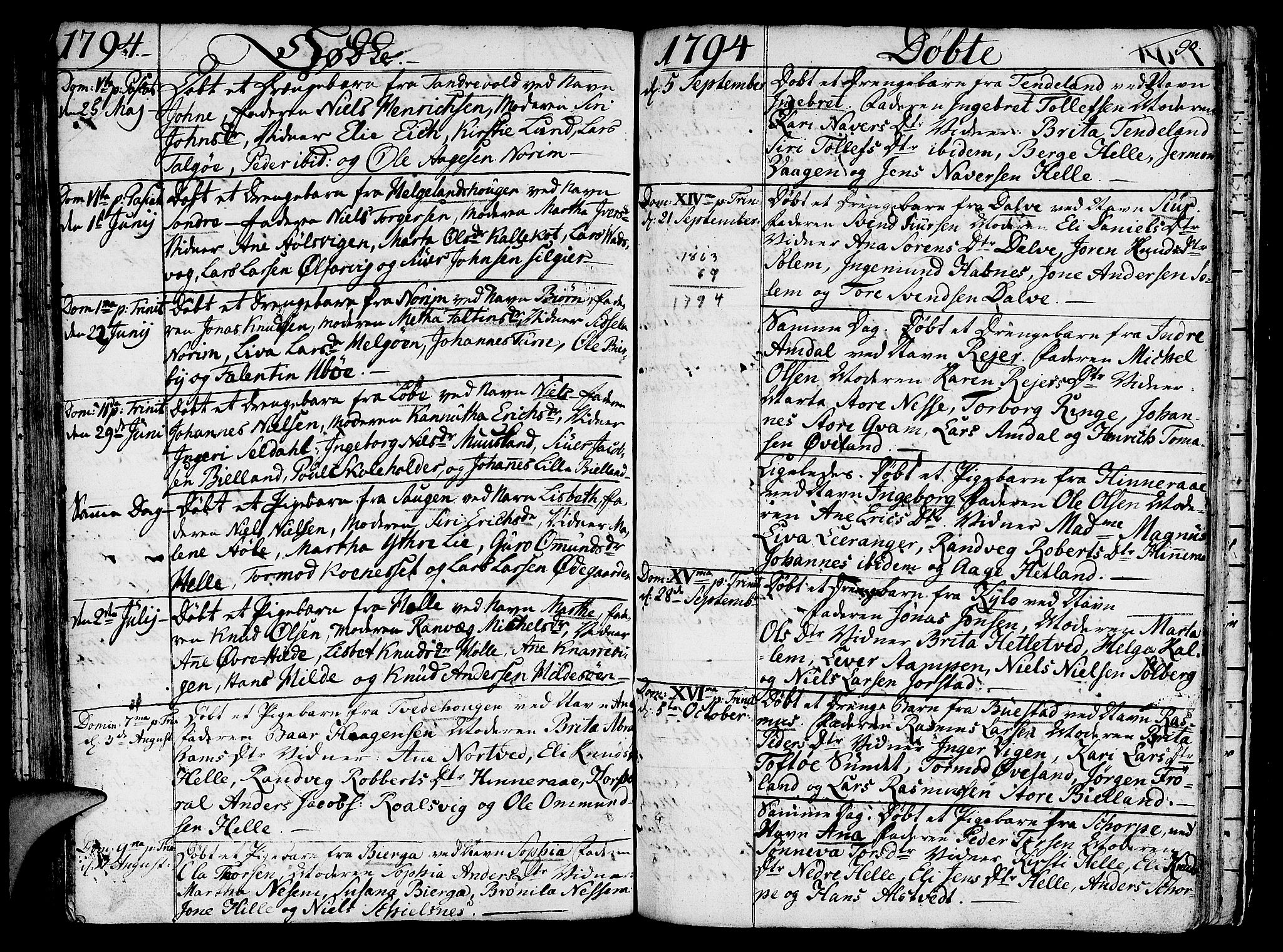 Nedstrand sokneprestkontor, AV/SAST-A-101841/01/IV: Parish register (official) no. A 4, 1779-1795, p. 90