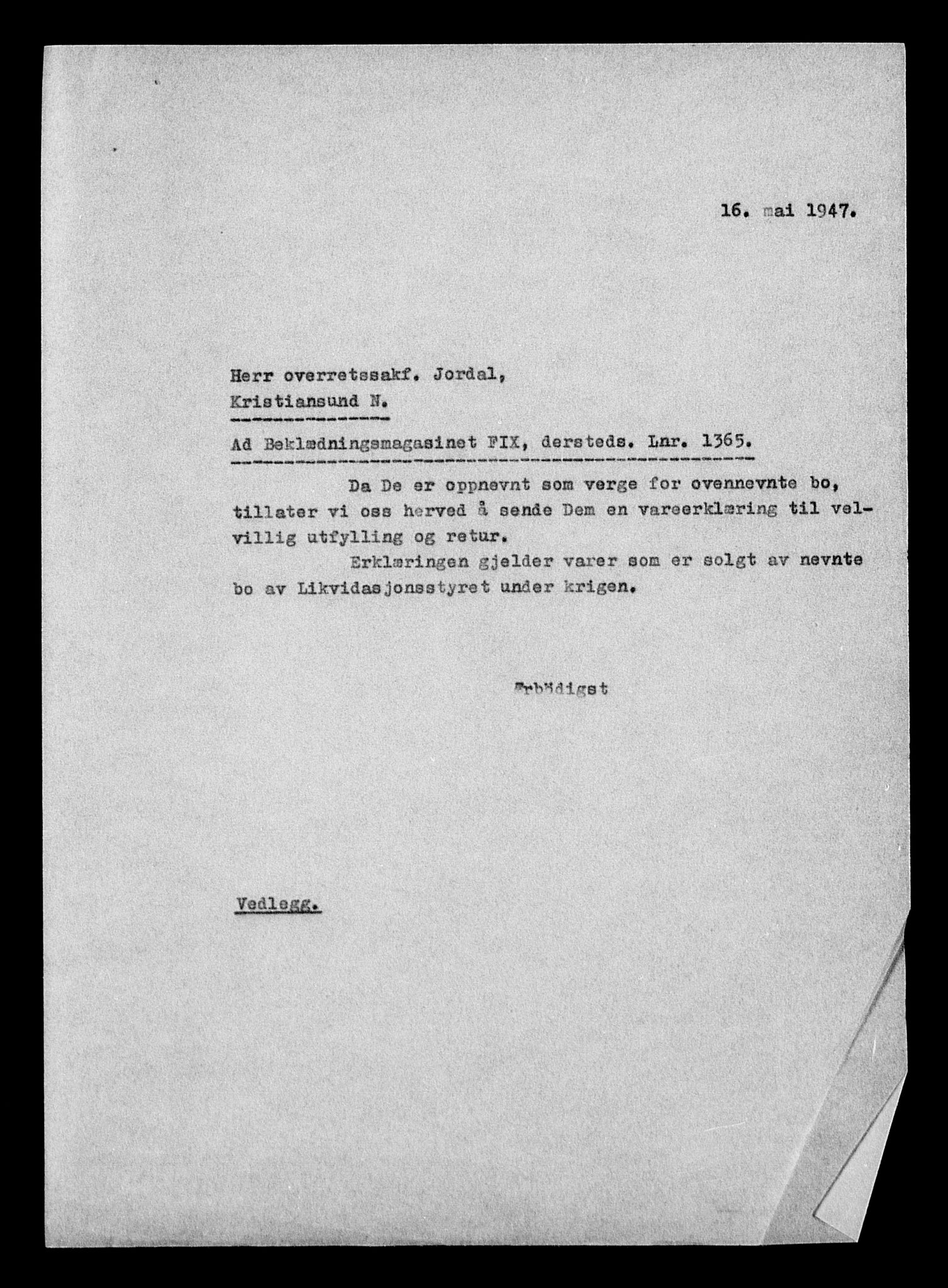 Justisdepartementet, Tilbakeføringskontoret for inndratte formuer, RA/S-1564/H/Hc/Hcb/L0913: --, 1945-1947, p. 215