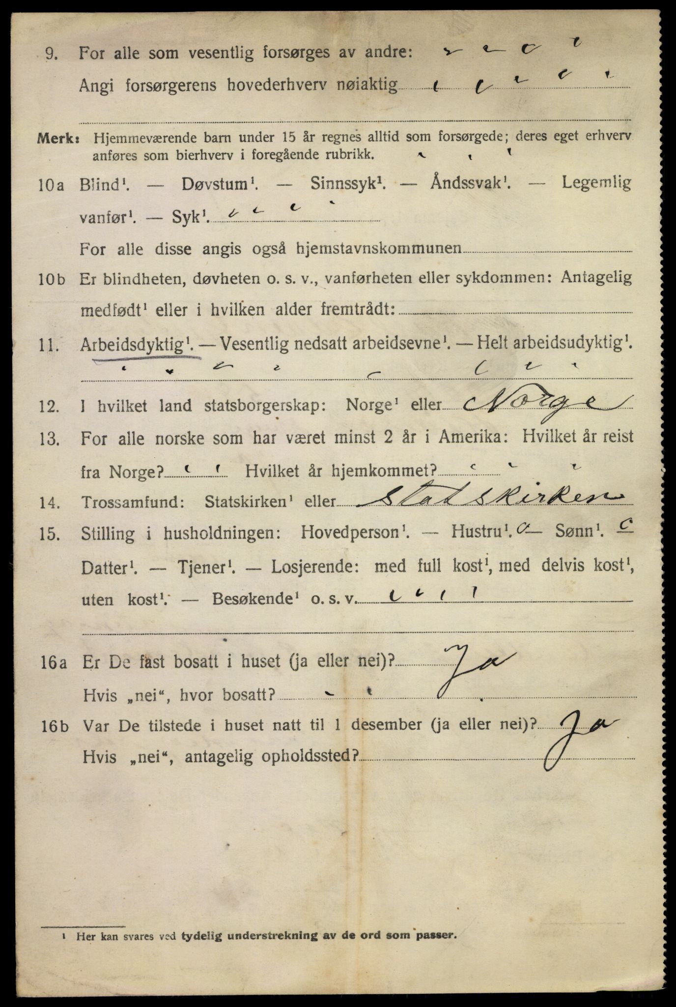 SAKO, 1920 census for Kragerø, 1920, p. 13894