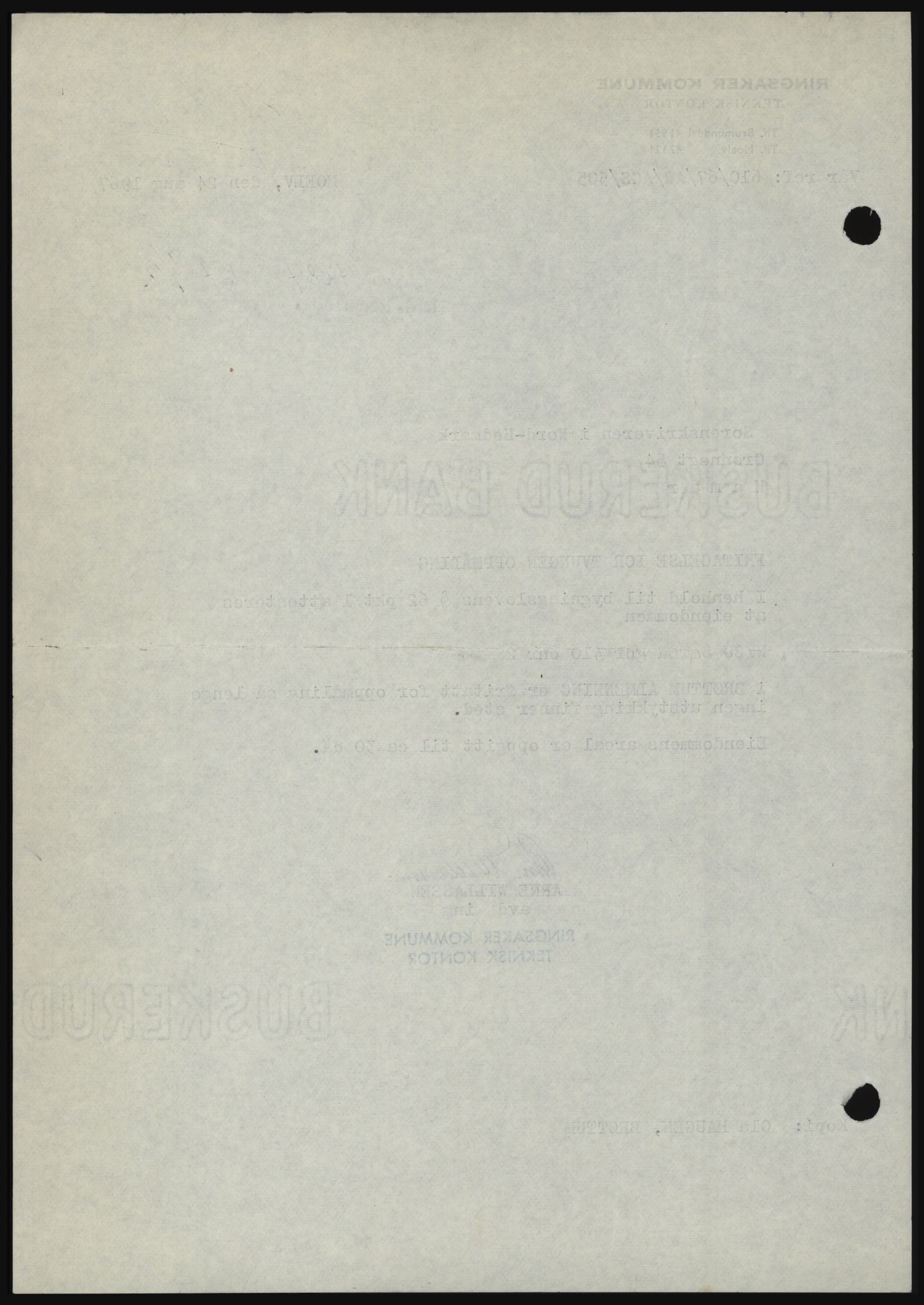 Nord-Hedmark sorenskriveri, SAH/TING-012/H/Hc/L0026: Mortgage book no. 26, 1967-1967, Diary no: : 4287/1967