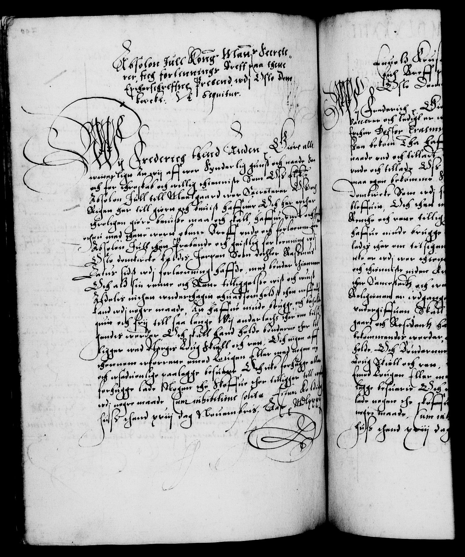 Danske Kanselli 1572-1799, AV/RA-EA-3023/F/Fc/Fca/Fcaa/L0001: Norske registre (mikrofilm), 1572-1588, p. 390b